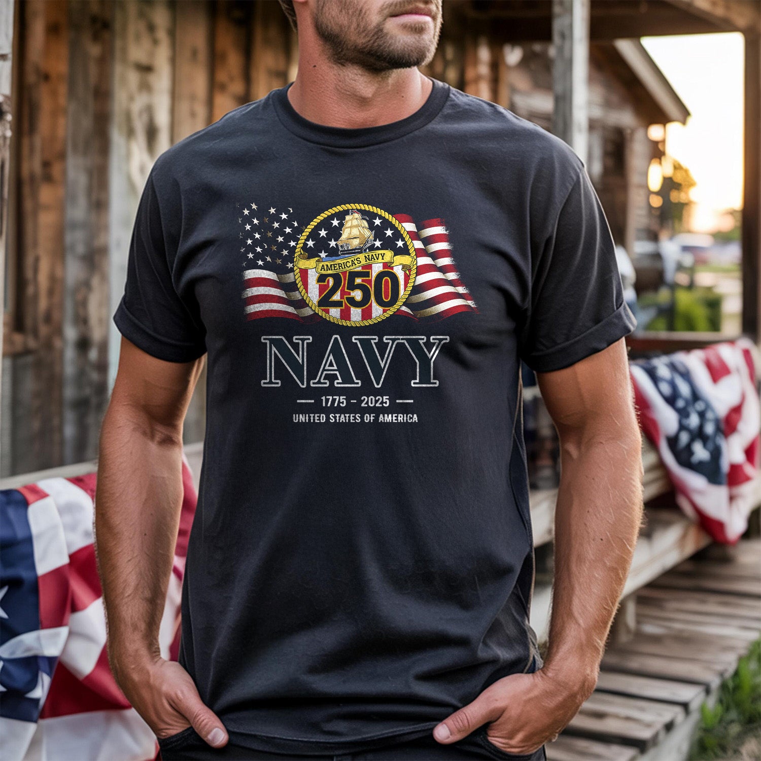 US Navy 250 United States Of America Classic T-Shirt