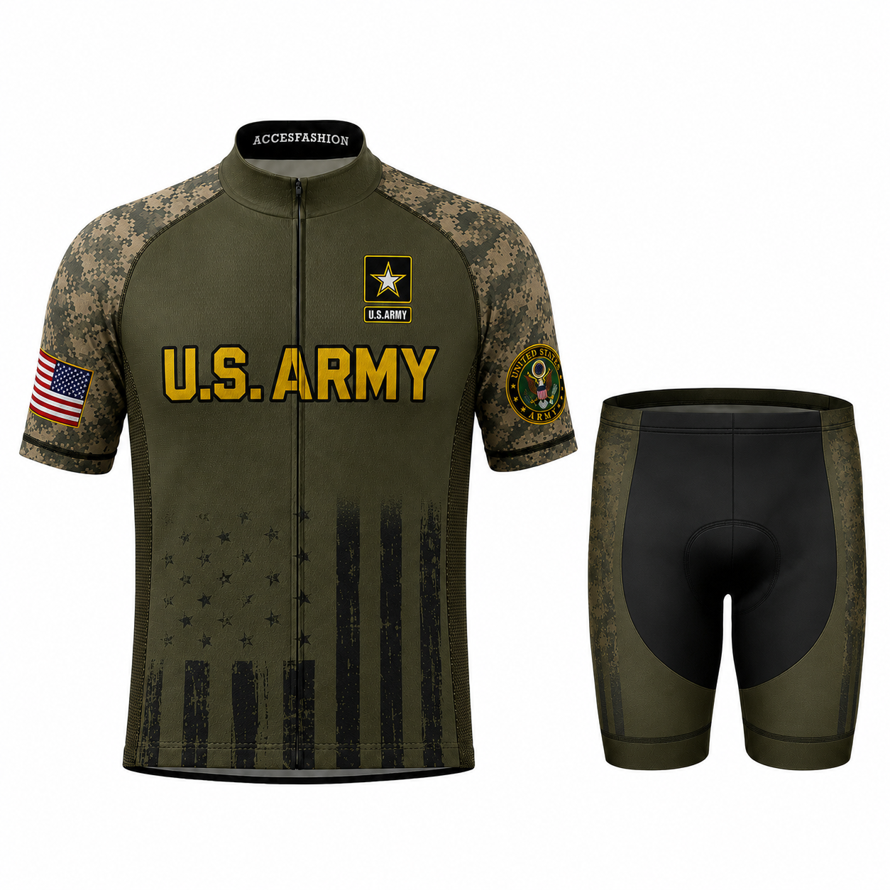 Personalized U.S. Army 250th Anniversary Cycling Kit