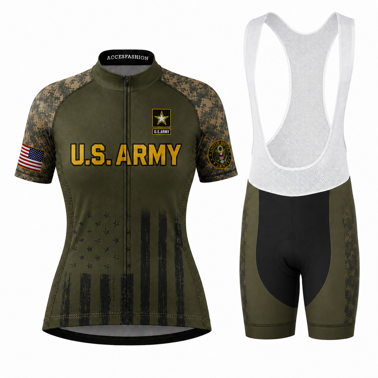 Personalized U.S. Army 250th Anniversary Cycling Kit