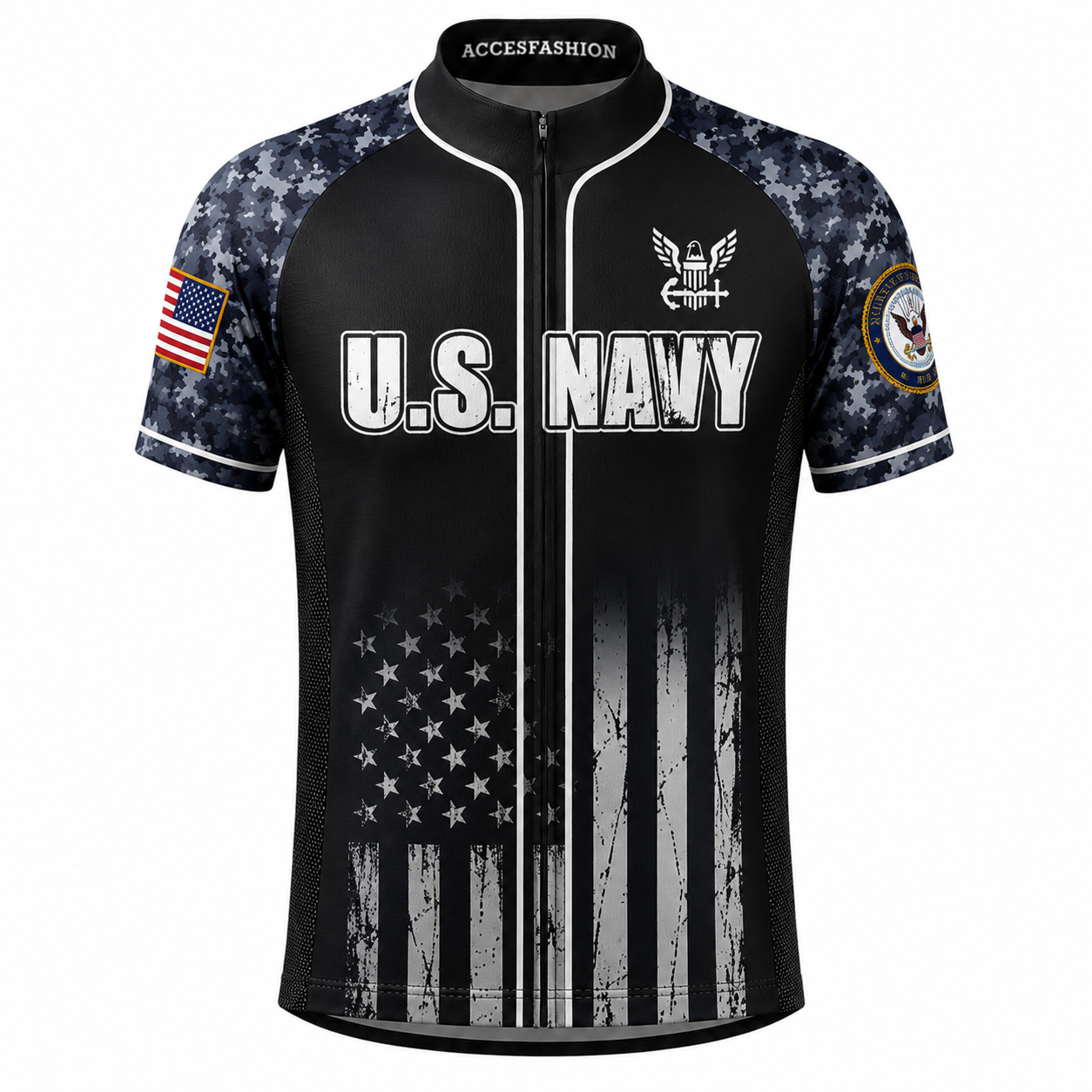 Personalized U.S. Navy 250th Cycling Jersey Kit