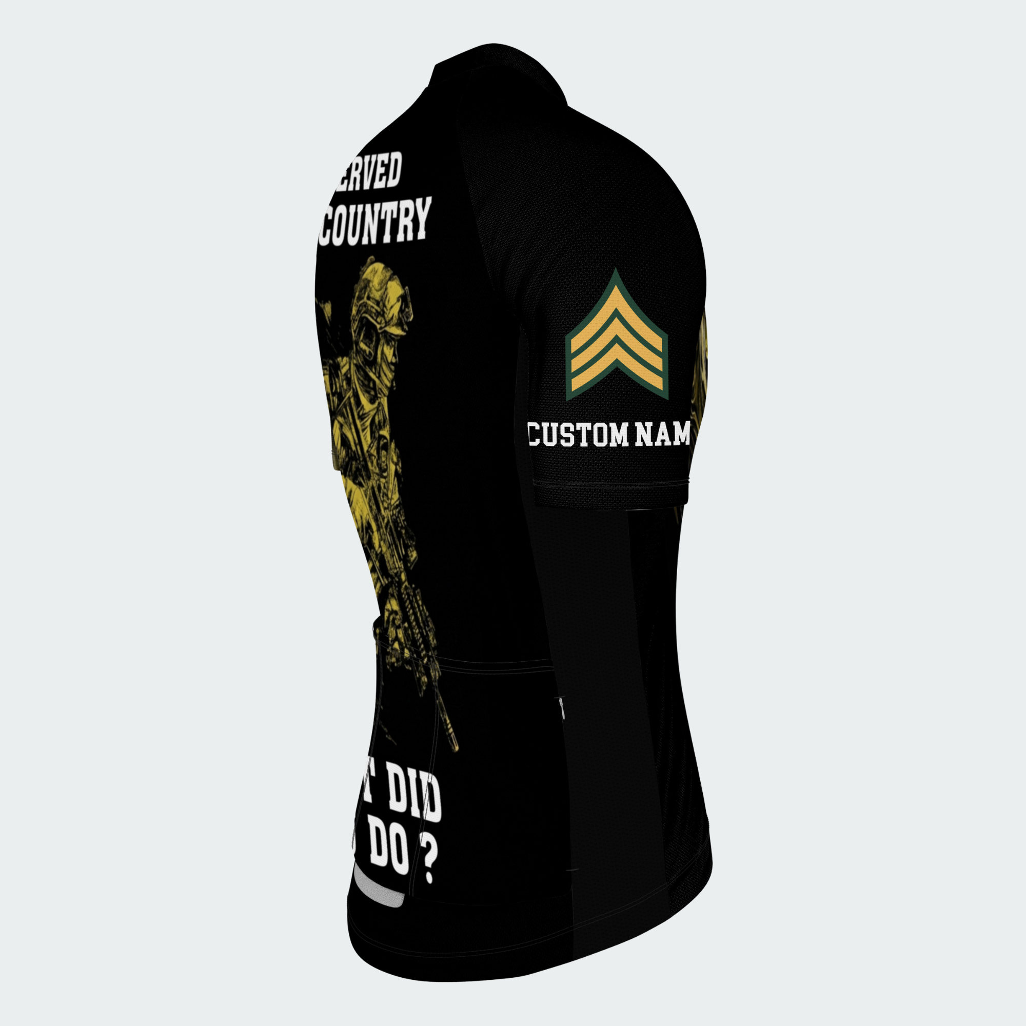 Men’s Custom Proud Veteran Eagle Cycling Jersey & Kit