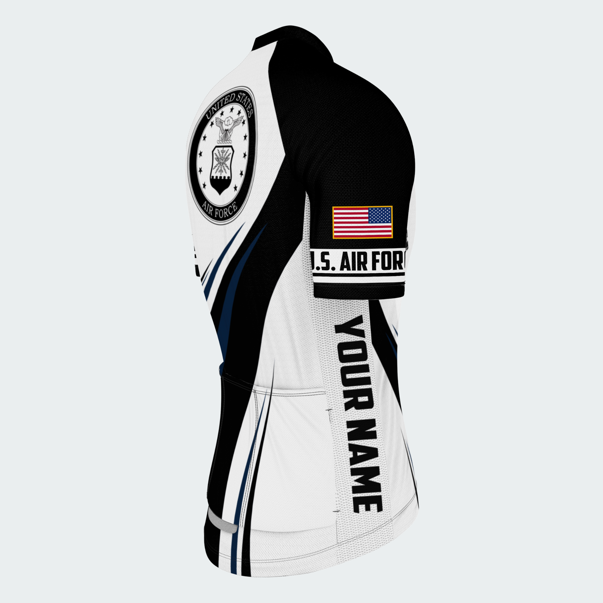 Men’s Personalized U.S. Air Force Proudly Served Cycling Jersey & Kit