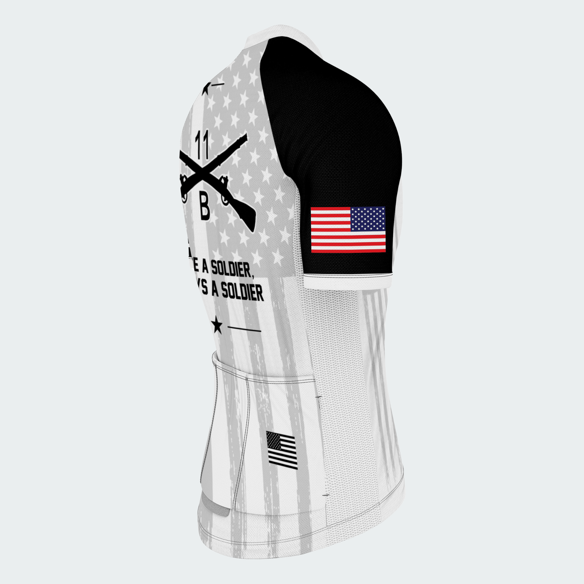 Men's U.S. Army Infantry 2nd Award CIB Regular Fit Cycling Jersey