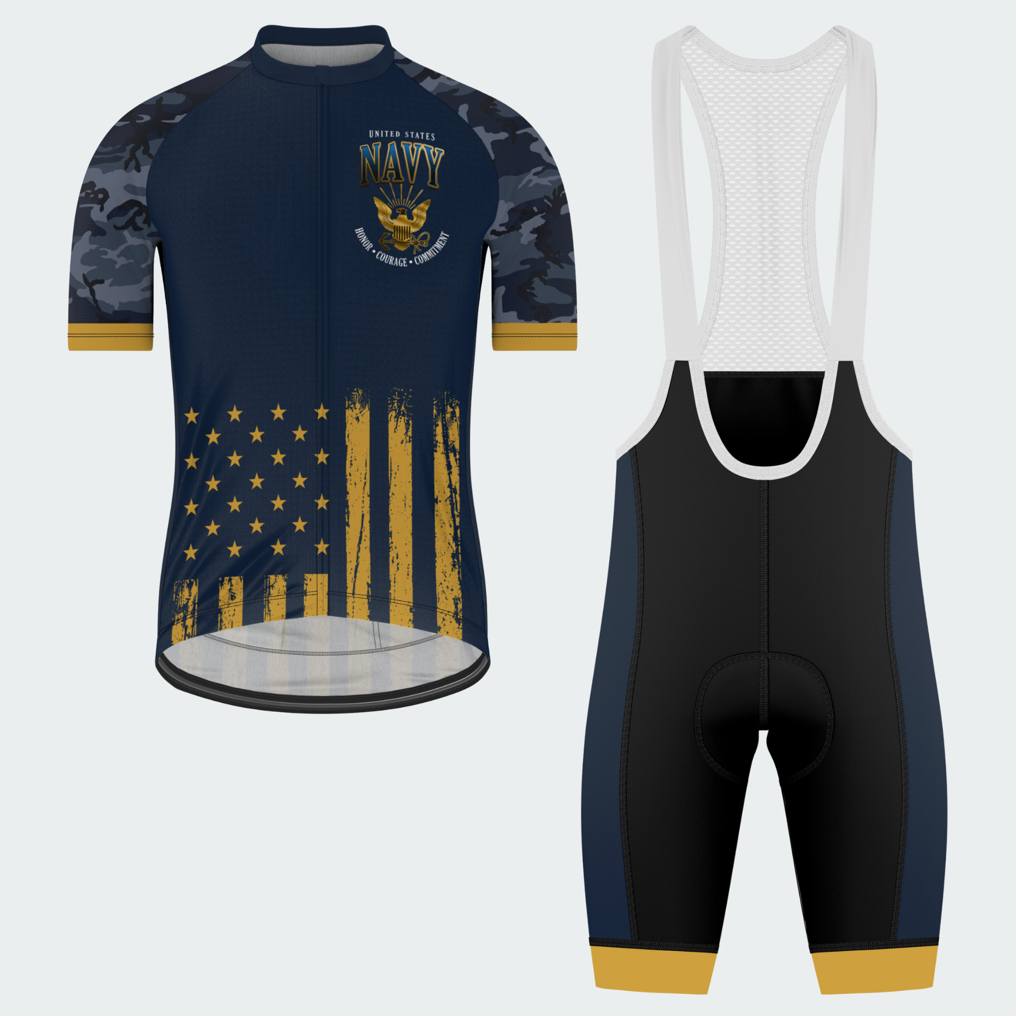 Men’s U.S. Navy Veteran Pride Cycling Jersey & Kit