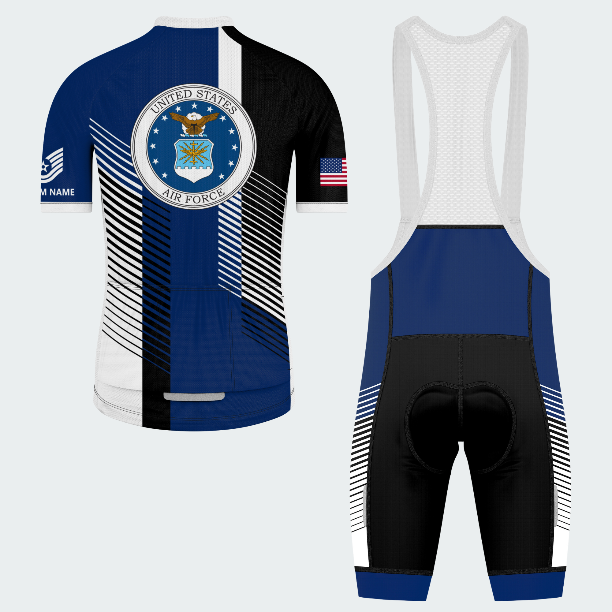 Men’s Personalized U.S. Air Force Pride Cycling Jersey & Kit