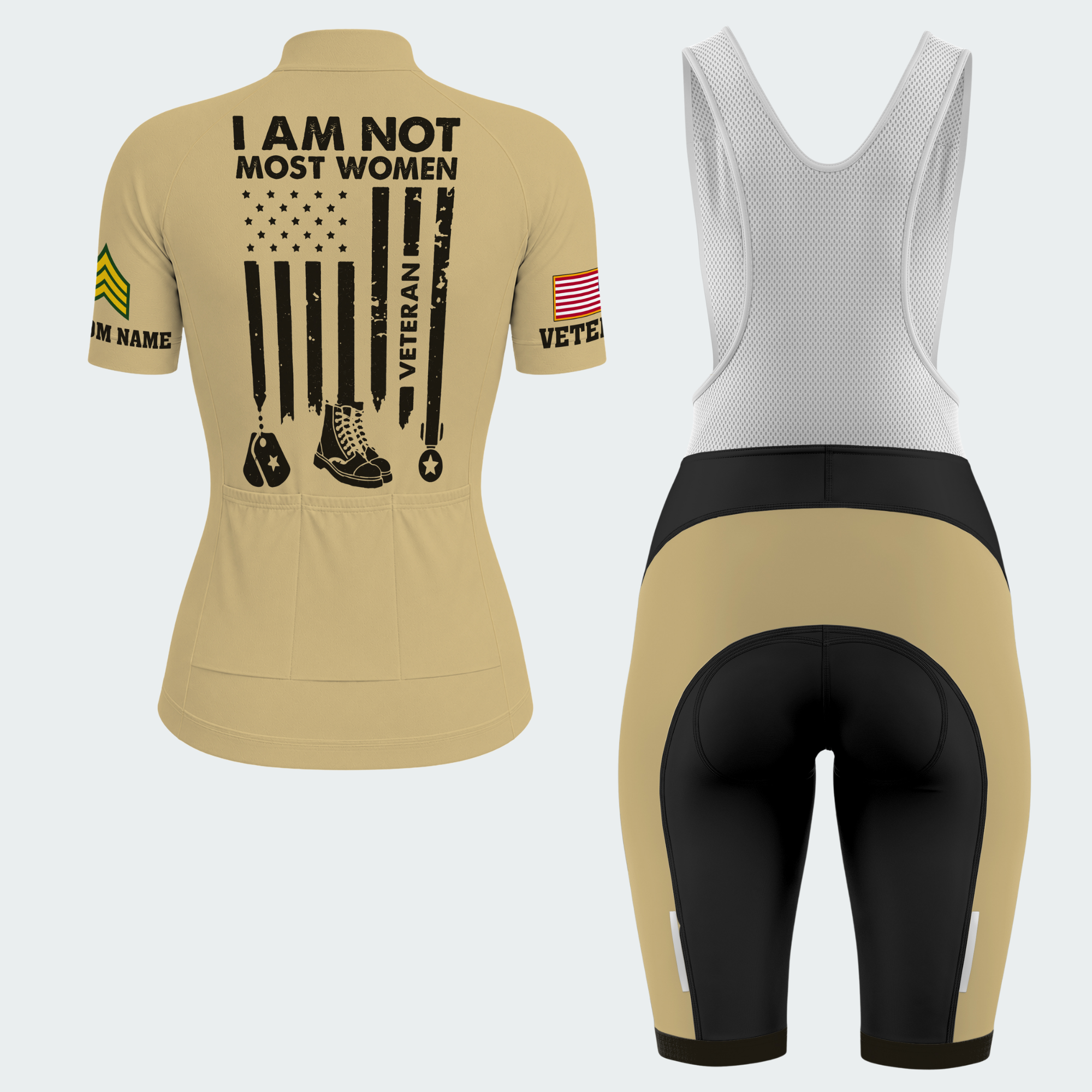 Women’s Personalized Army Female Veteran Cycling Jersey & Kit