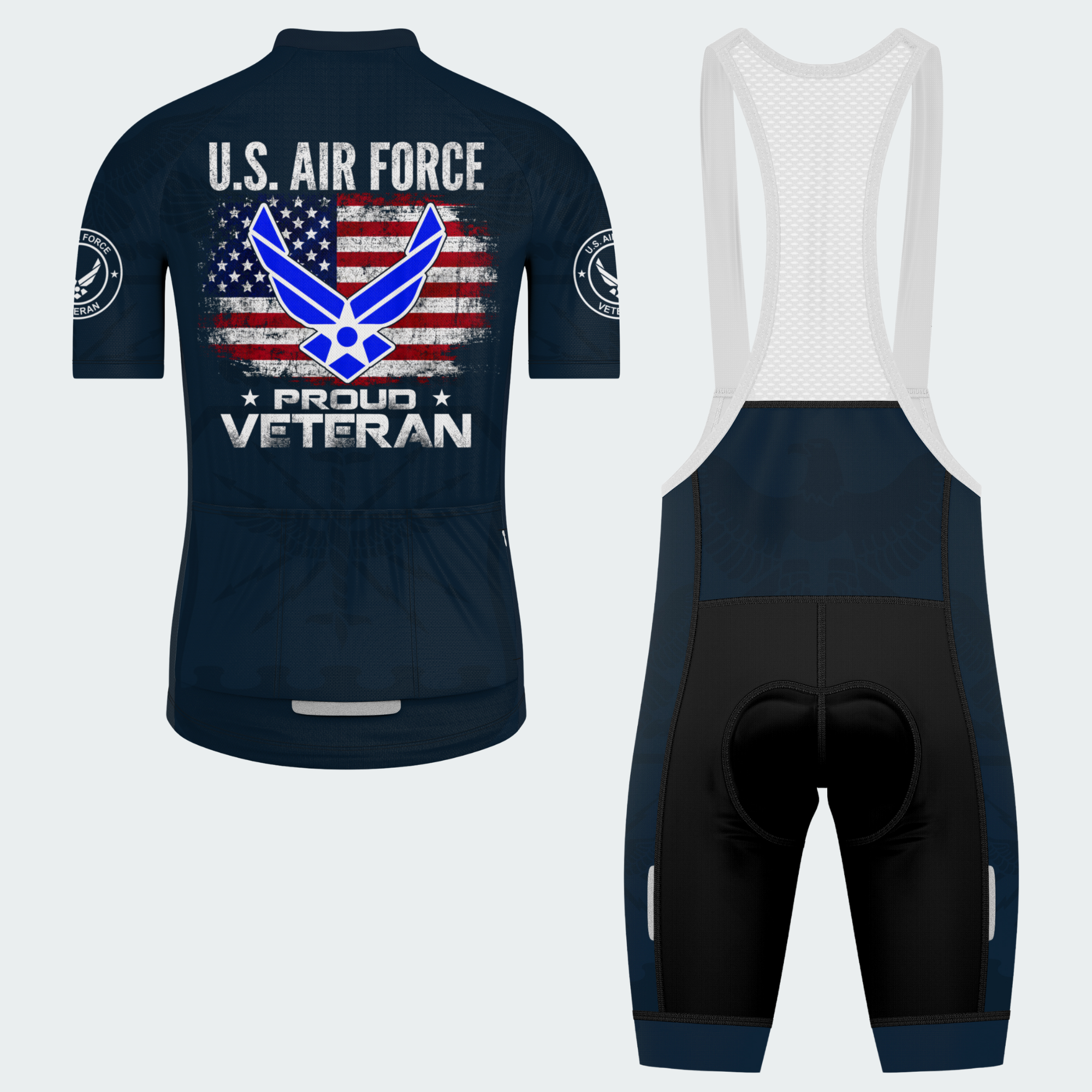 Men’s U.S. Air Force Proud Veteran Cycling Jersey & Kit