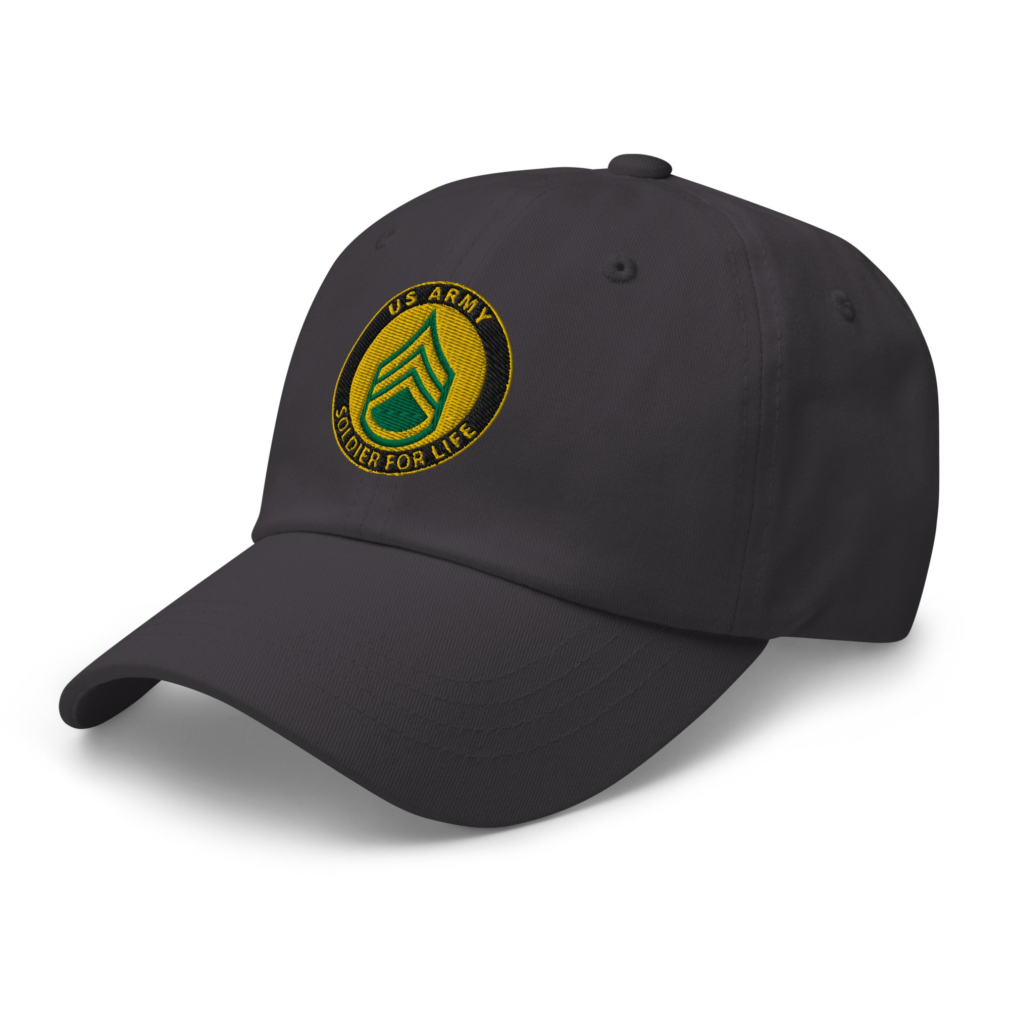 US Army E-6 Staff Sergeant E6 SSG Soldier For Life Embroidered Dad Hat
