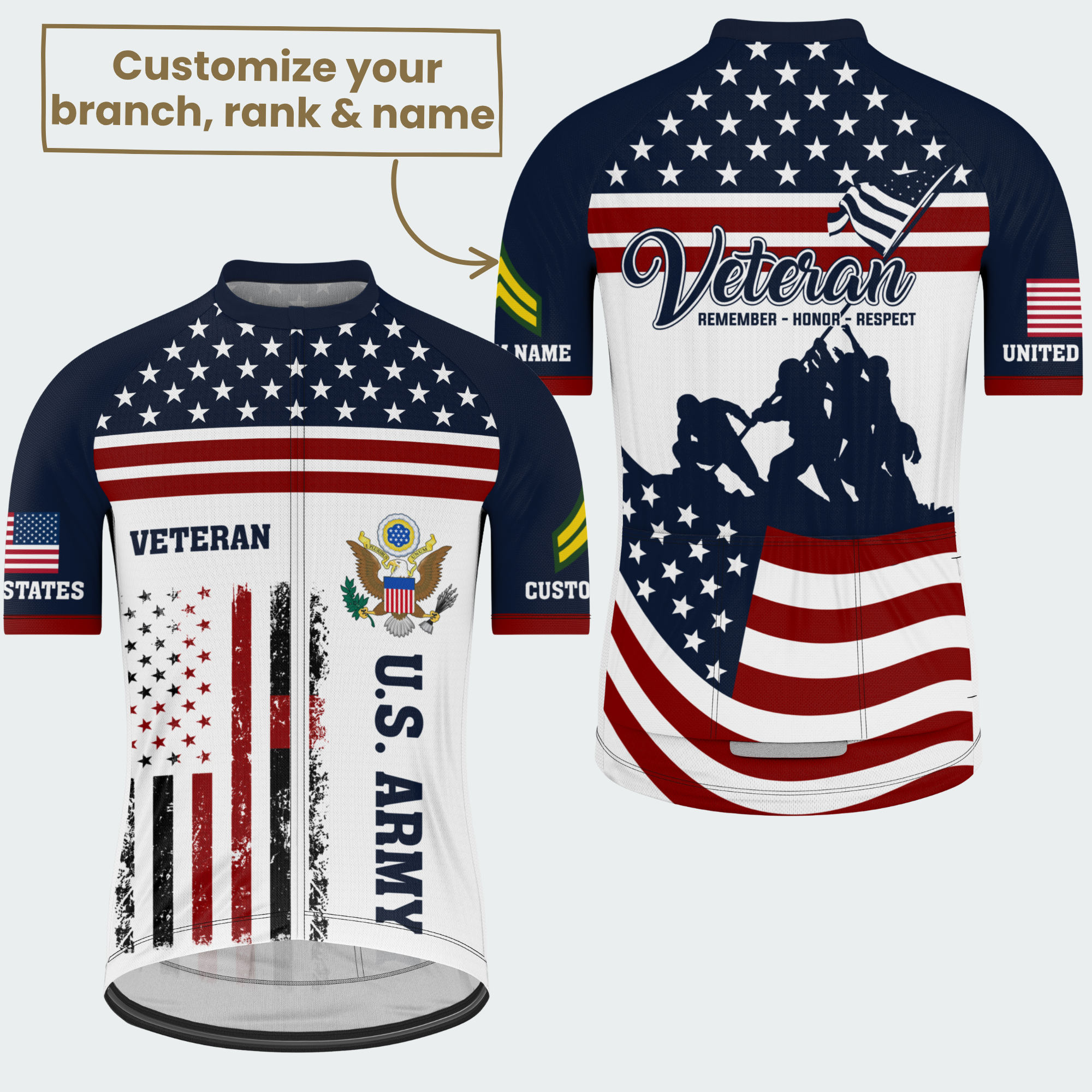 Men’s USA Veteran Honor Cycling Jersey & Kit