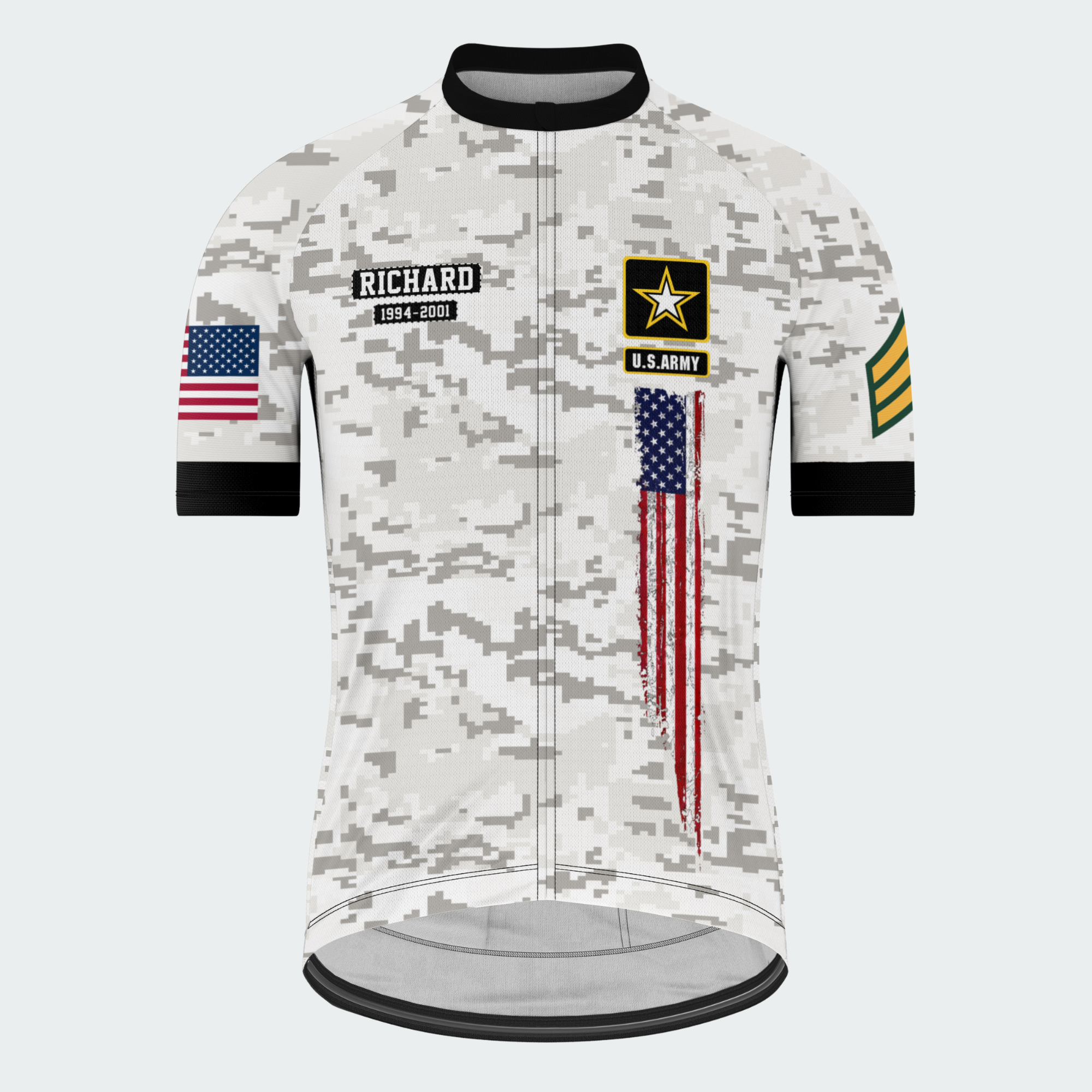 Men’s Personalized Too Old To Fight Army Veteran Cycling Jersey & Kit