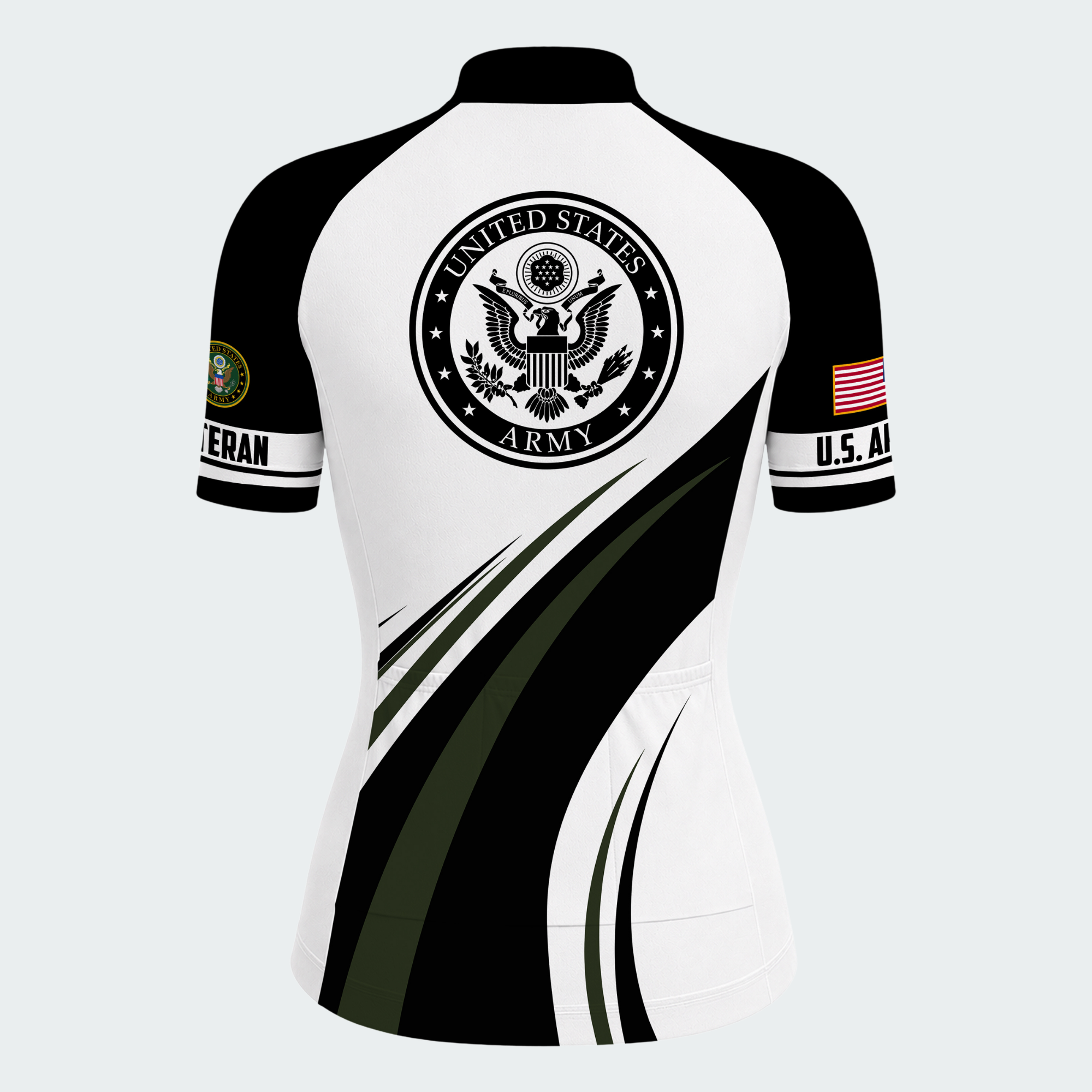 Women’s Personalized USA Veteran Pride Cycling Jersey & Kit