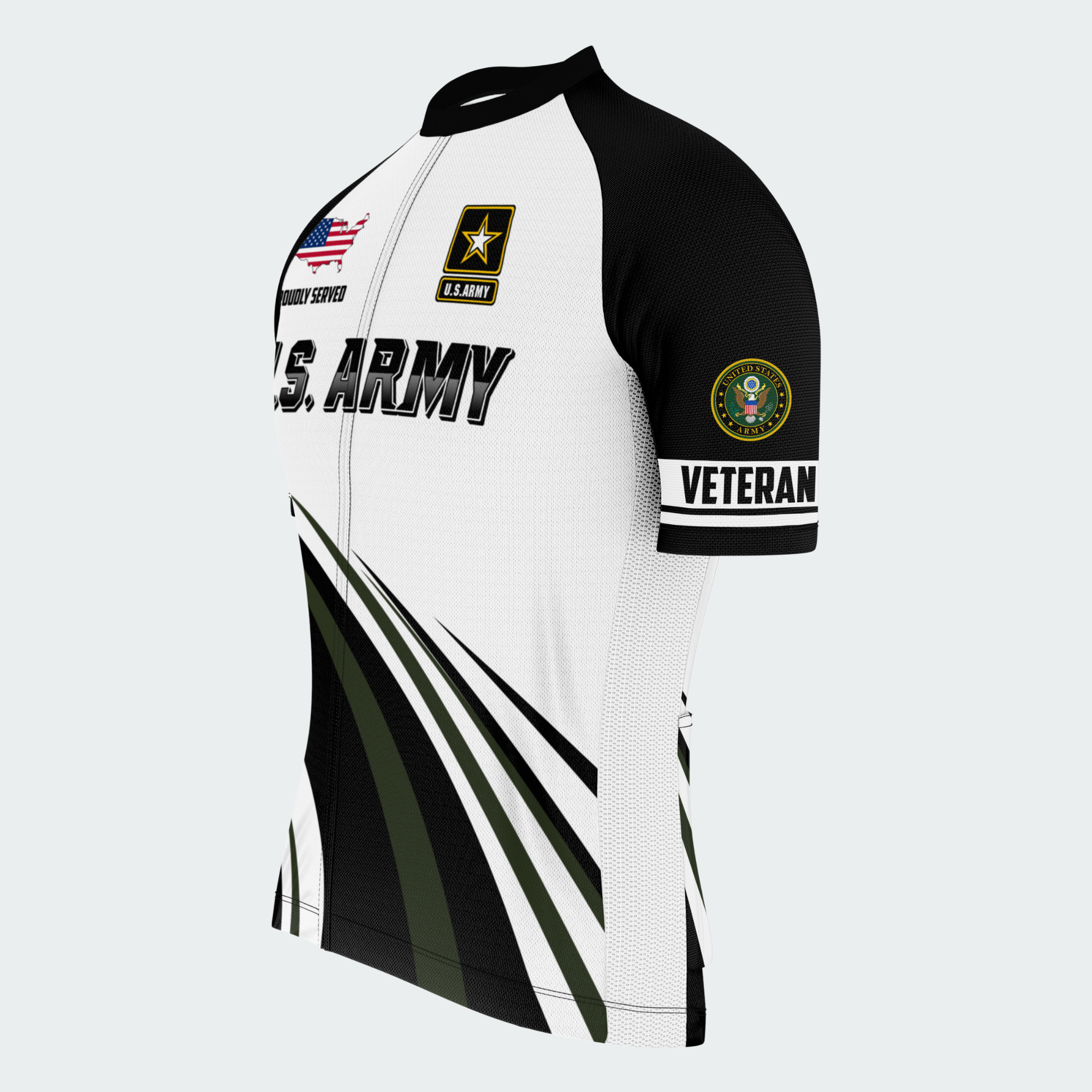 Men’s Personalized USA Veteran Pride Cycling Jersey & Kit