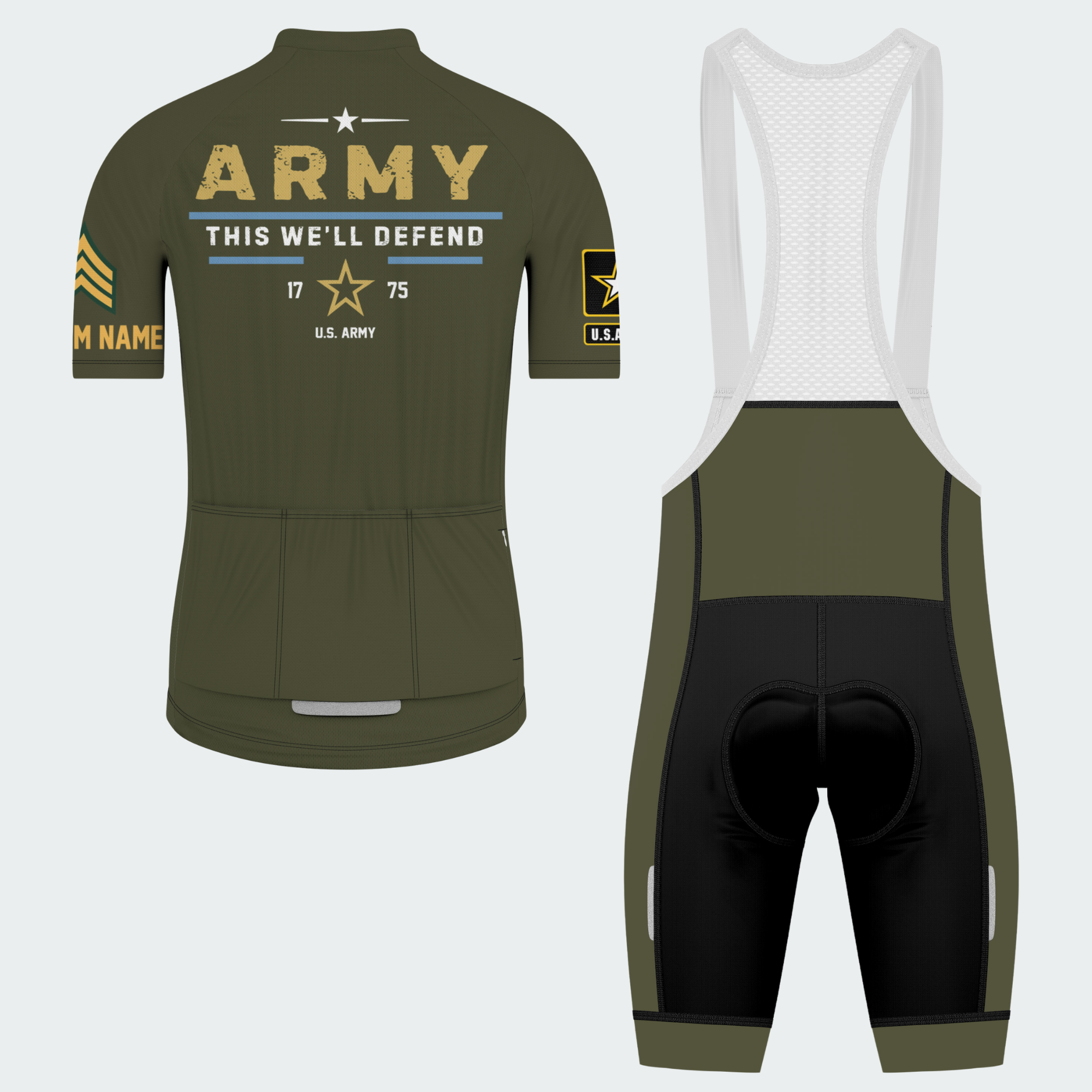 Men’s U.S. Army Infantry Regular Fit Cycling Jersey