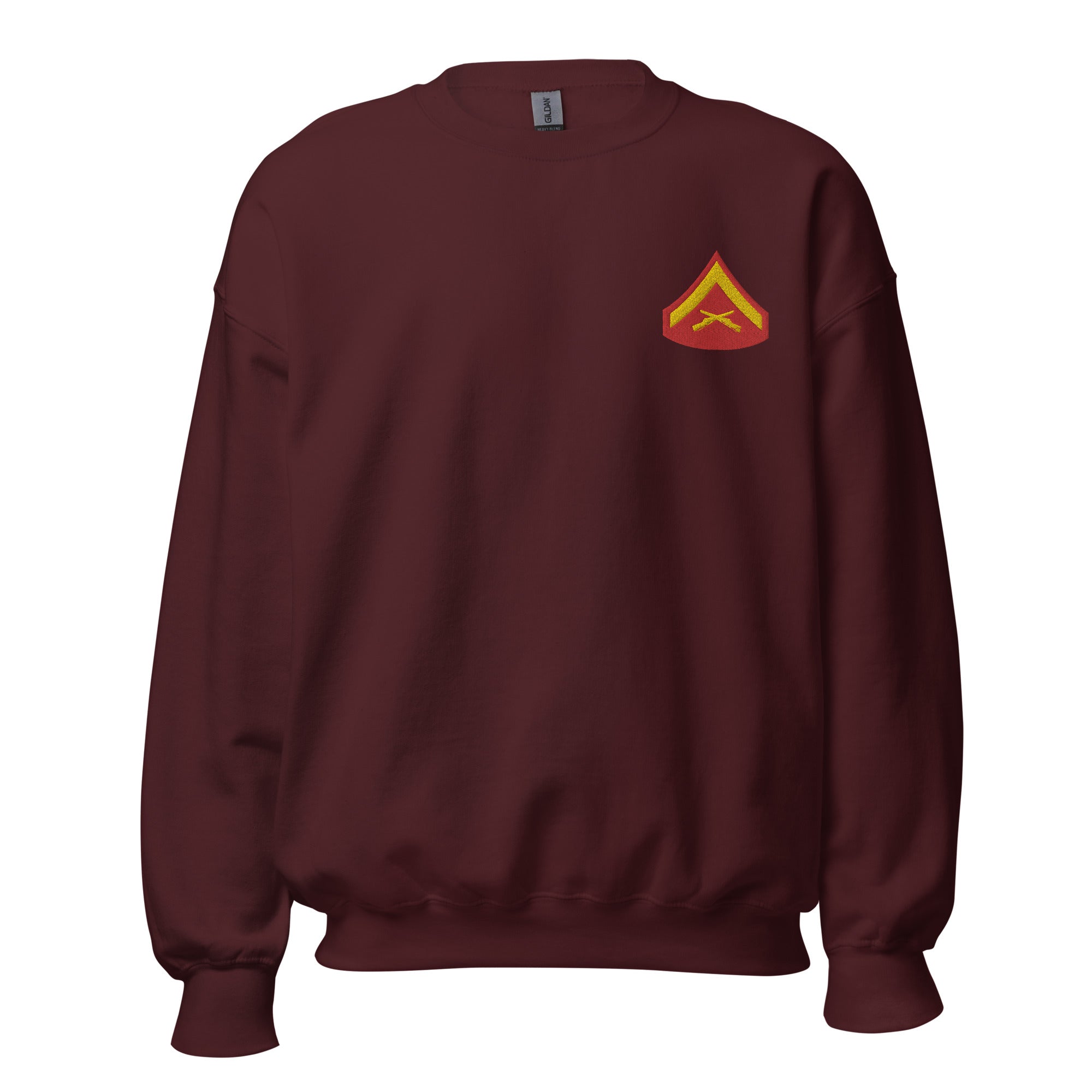Custom MARlNE Ranks, Insignia Embroidered Unisex Sweatshirt