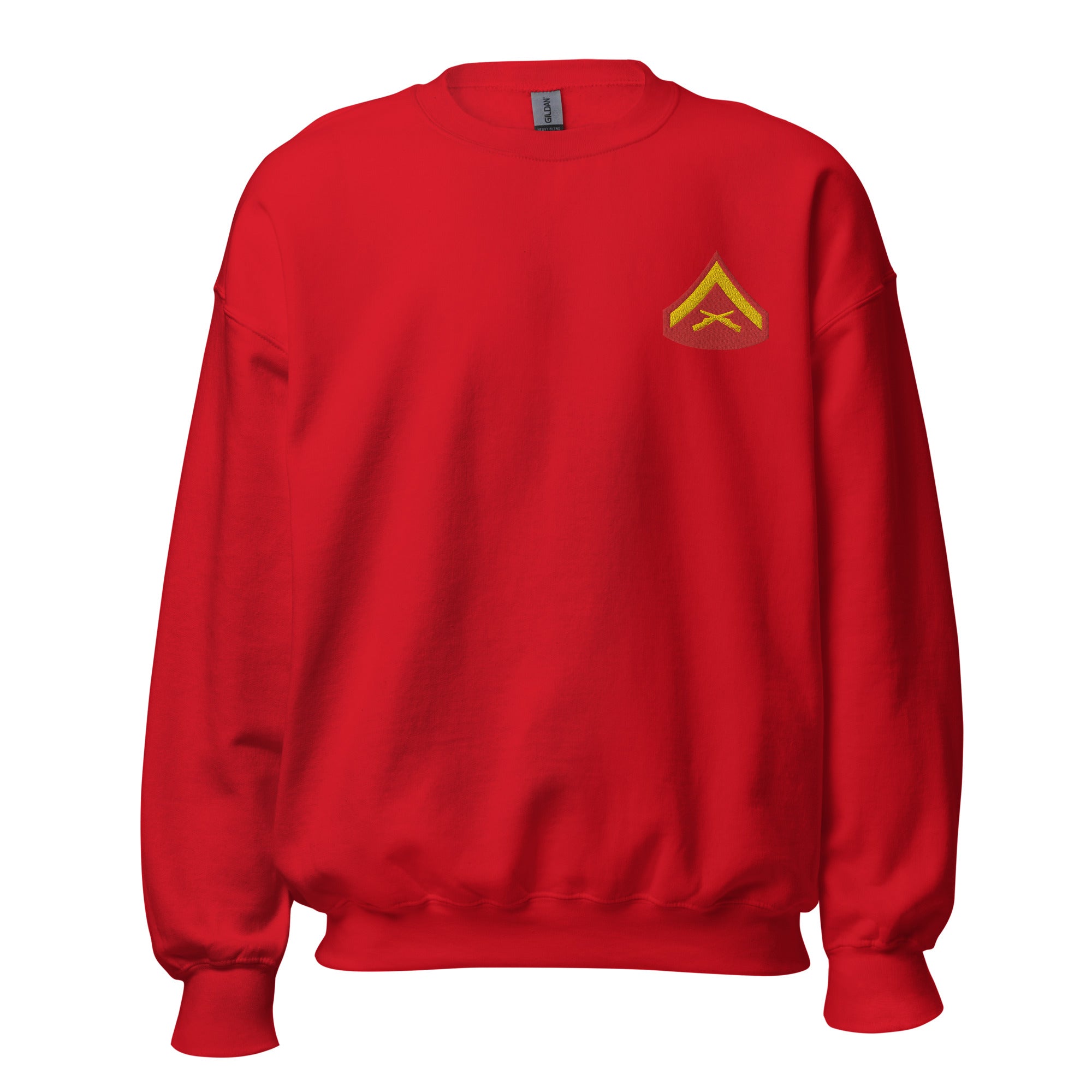 Custom MARlNE Ranks, Insignia Embroidered Unisex Sweatshirt