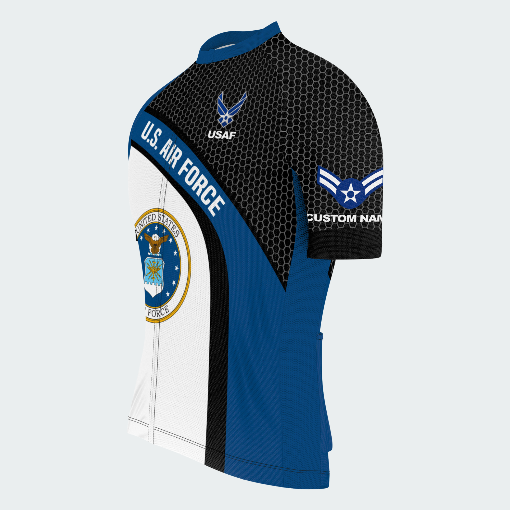 Men’s Personalized U.S. Air Force Regular Fit Cycling Jersey & Kit
