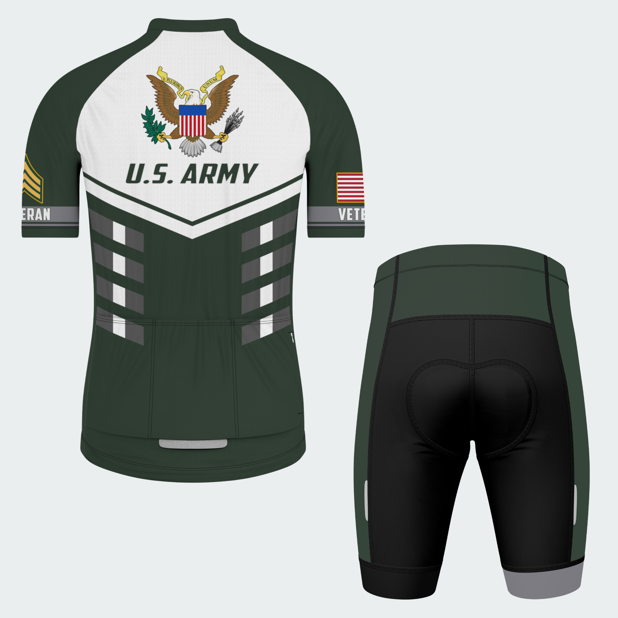 Men’s Personalized U.S. Army Veteran Cycling Jersey & Kit