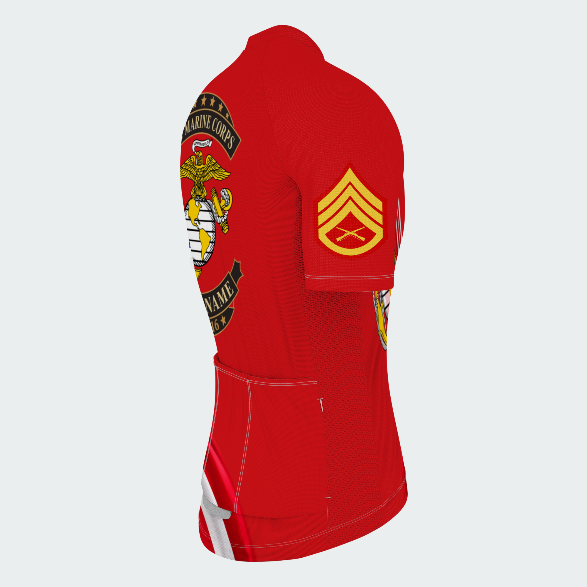 Men’s Personalized U.S. Marine Corps Veteran Cycling Jersey & Kit