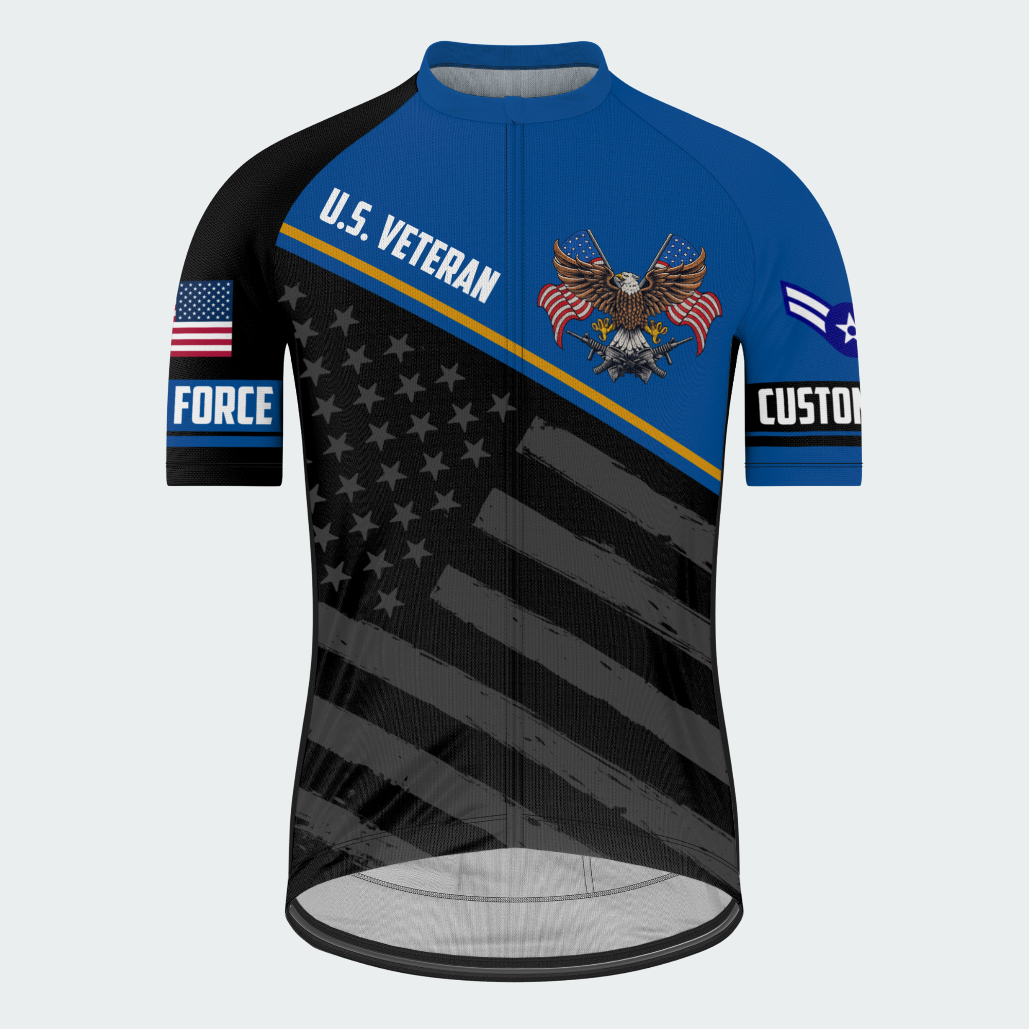Men’s Personalized U.S. Air Force Veteran Legacy Cycling Jersey & Kit