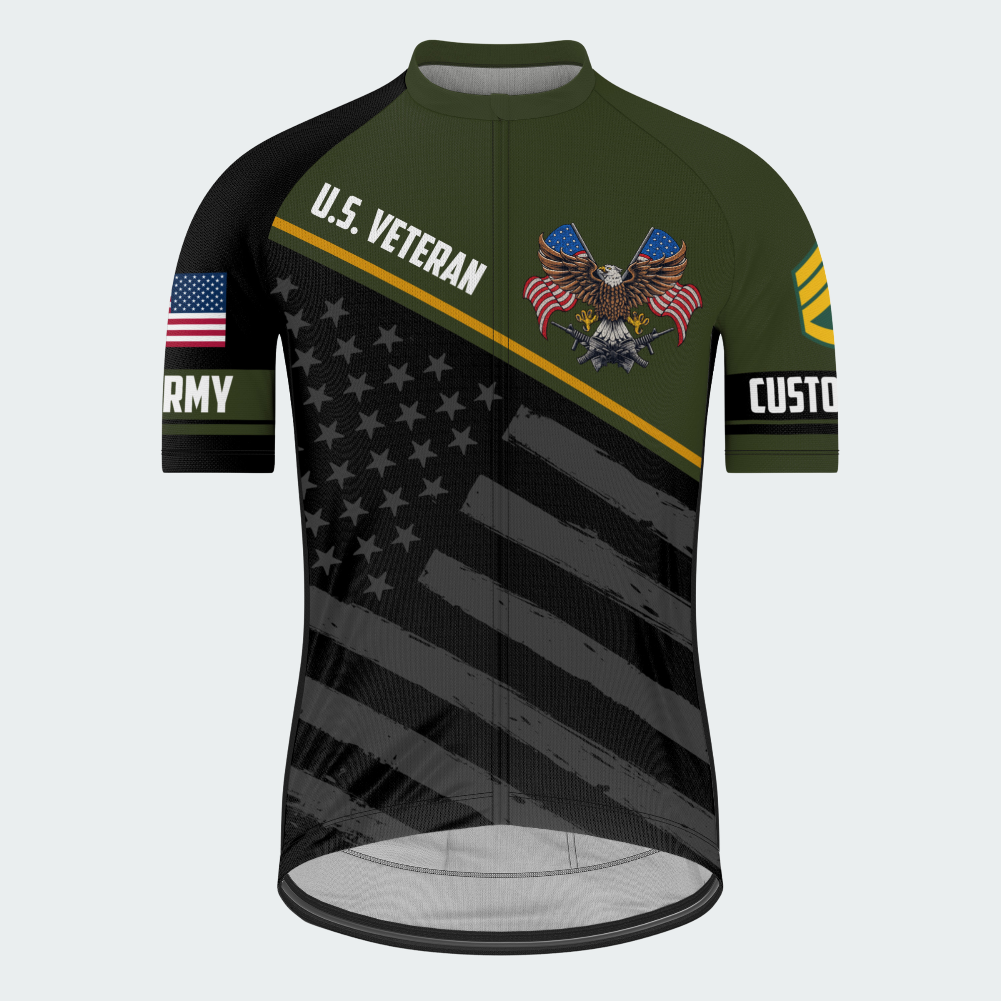 Men’s Personalized U.S. Army Veteran Legacy Cycling Jersey & Kit