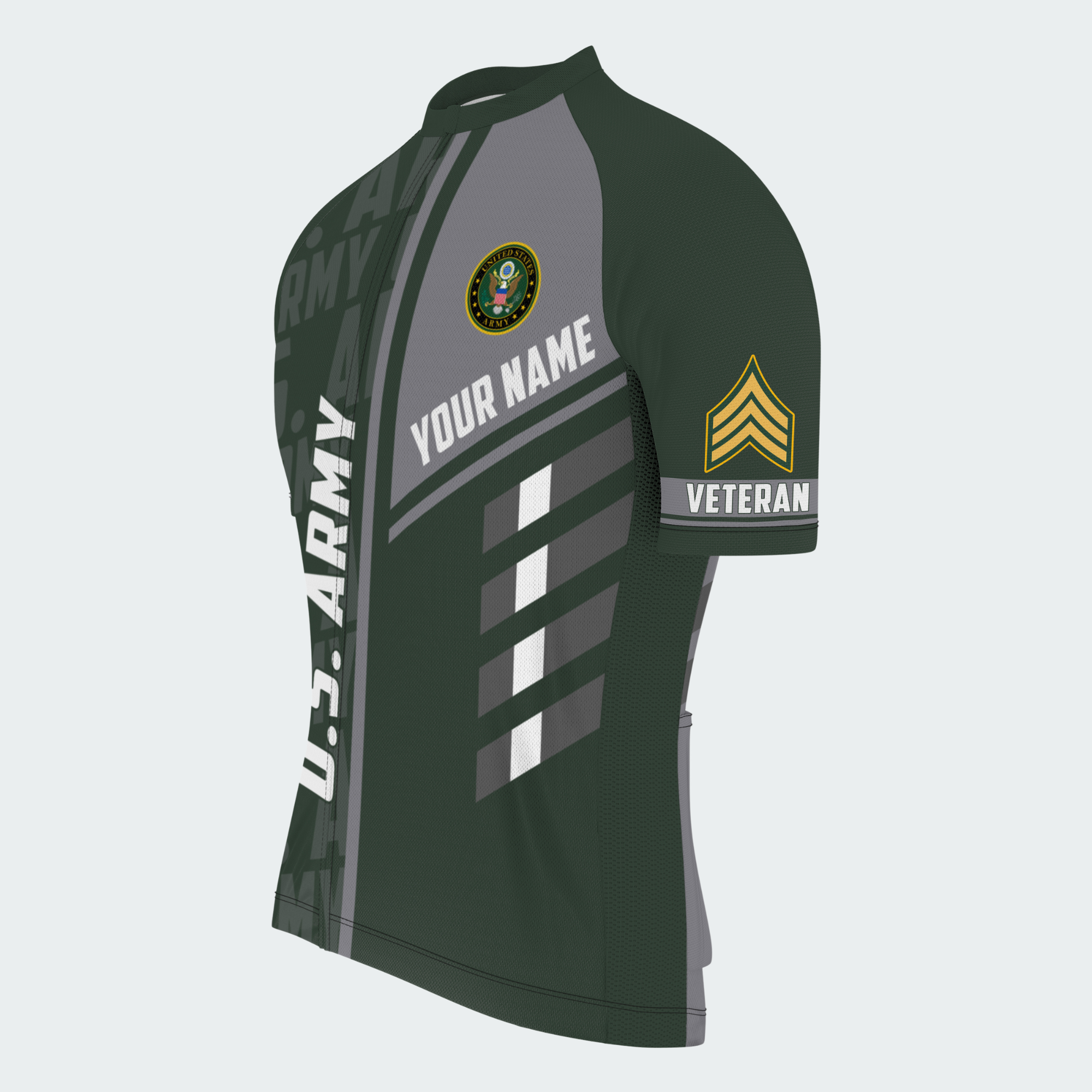 Men’s Personalized Army Veteran of The USA Cycling Jersey & Kit