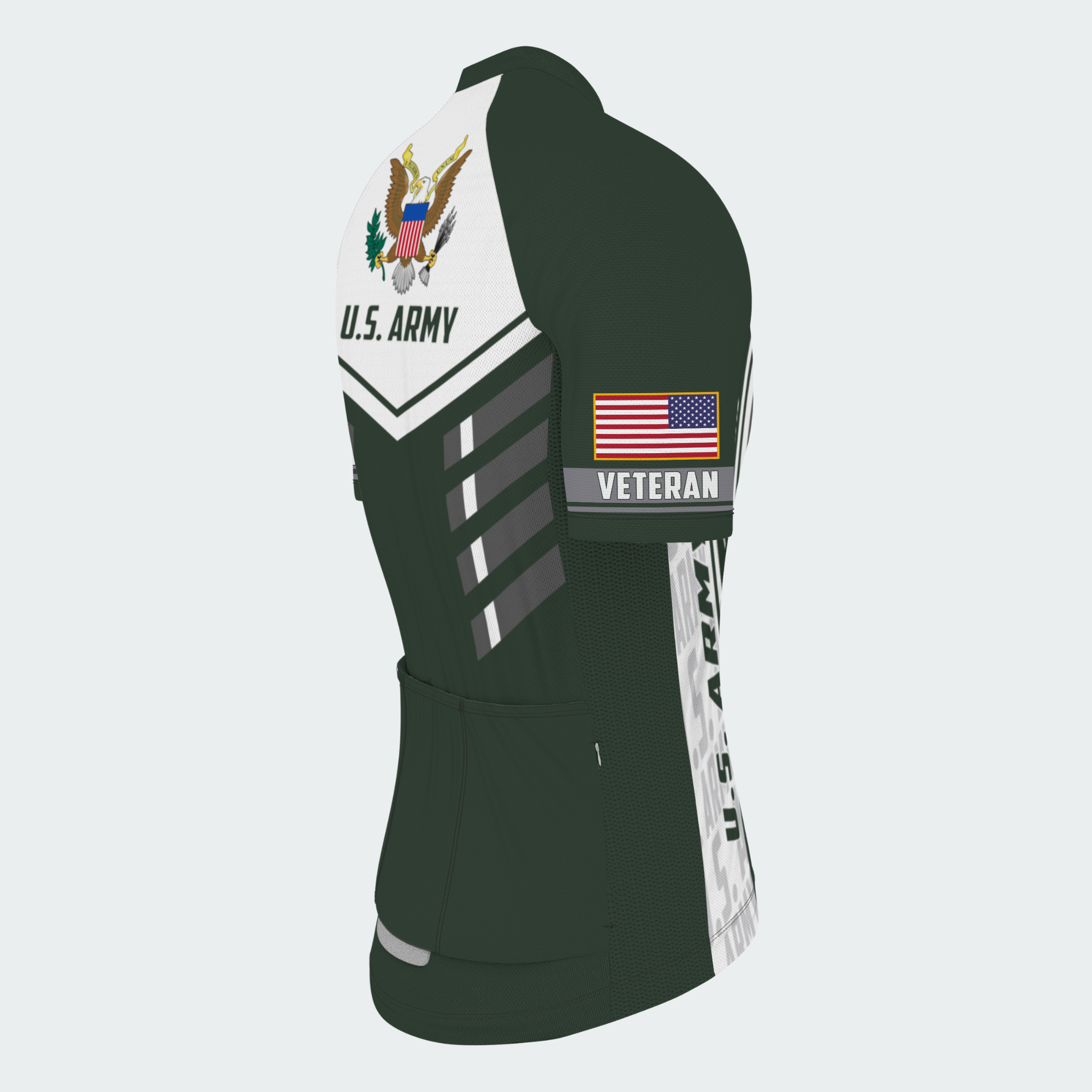 Men’s Personalized U.S. Army Veteran Cycling Jersey & Kit