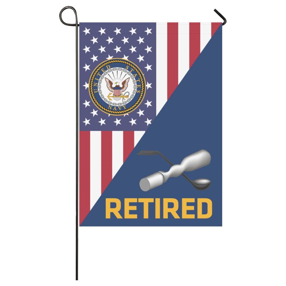 US Navy Molder Navy ML Retired House Flag 28 inches x 40 inches Twin-Side Printing-HouseFlag-Navy-Rate-Veterans Nation