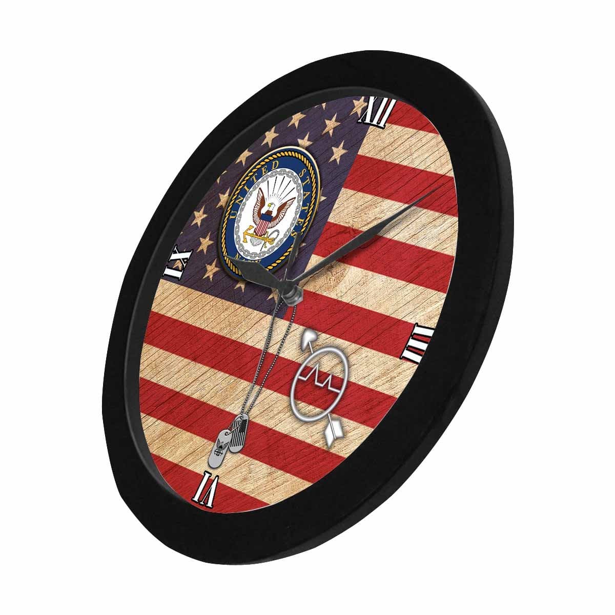 US Navy Operations specialist Navy OS Wall Clock-WallClocks-Navy-Rate-Veterans Nation