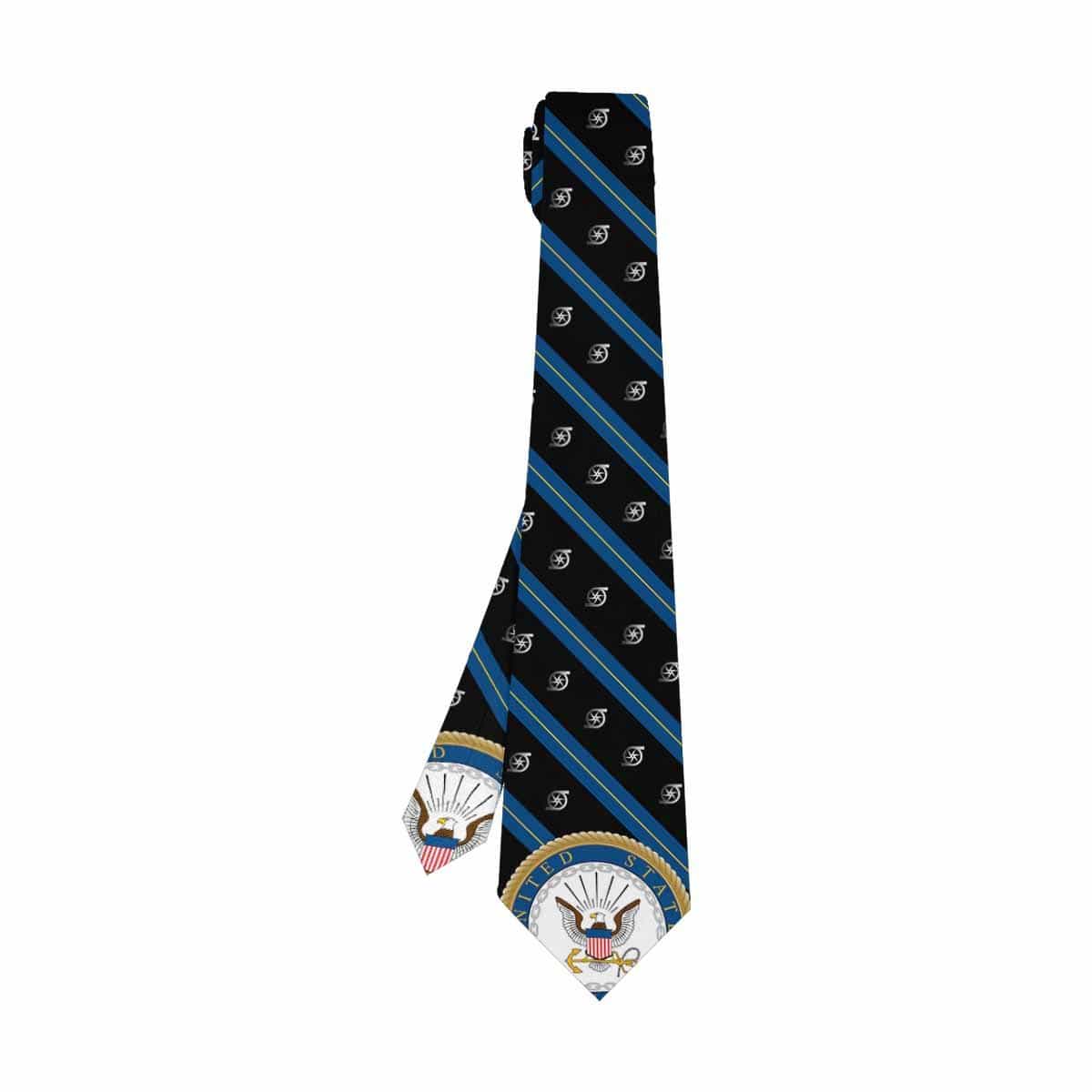 US Navy Gas Turbine Systems Technician Navy GS Classic Necktie (Two Sides)-Necktie-Navvy-Rate-Veterans Nation