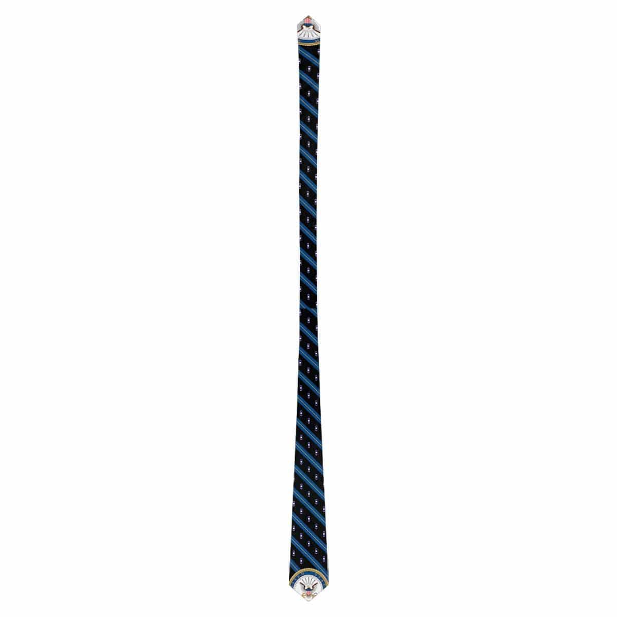 US Navy W-3 Officer Classic Necktie (Two Sides)-Necktie-Navy-Officer-Veterans Nation