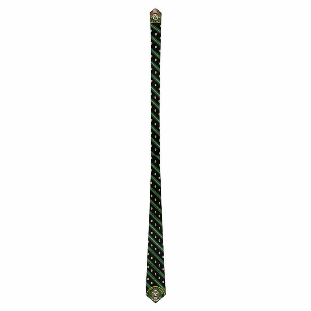 US Army E-9 CSM Classic Necktie (Two Sides)-Necktie-Army-Ranks-Veterans Nation