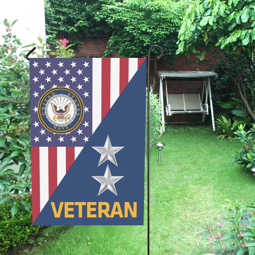 US Navy O-8 Rear Admiral O8 RADM Flag Officer Veteran House Flag 28 inches x 40 inches Twin-Side Printing-HouseFlag-Navy-Officer-Veterans Nation