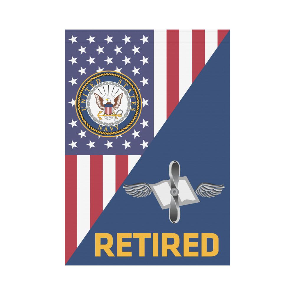 US Navy Aviation Maintenance Administrationman Navy AZ Retired House Flag 28 inches x 40 inches Twin-Side Printing-HouseFlag-Navy-Rate-Veterans Nation