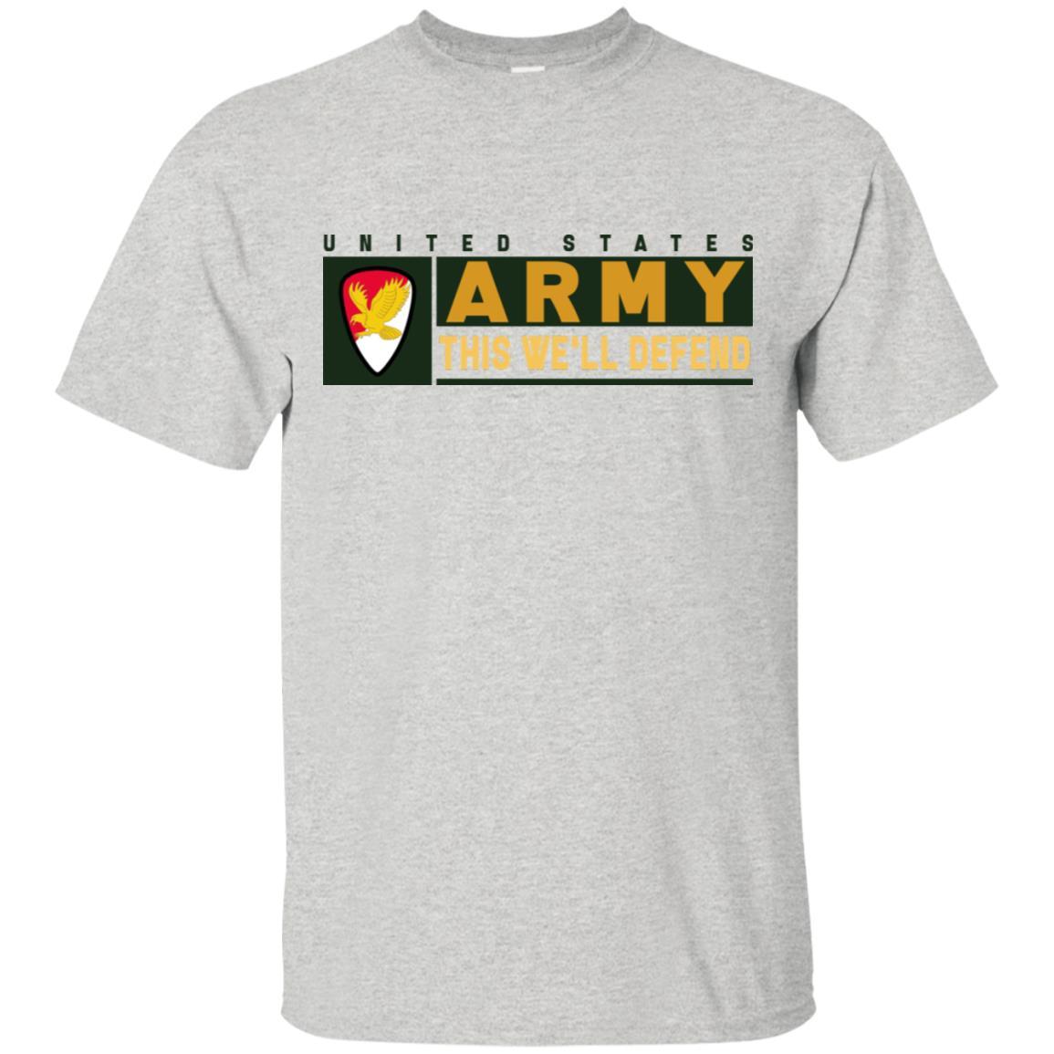 US Army 21ST CAVALRY BRIGADE- This We'll Defend T-Shirt On Front For Men-TShirt-Army-Veterans Nation