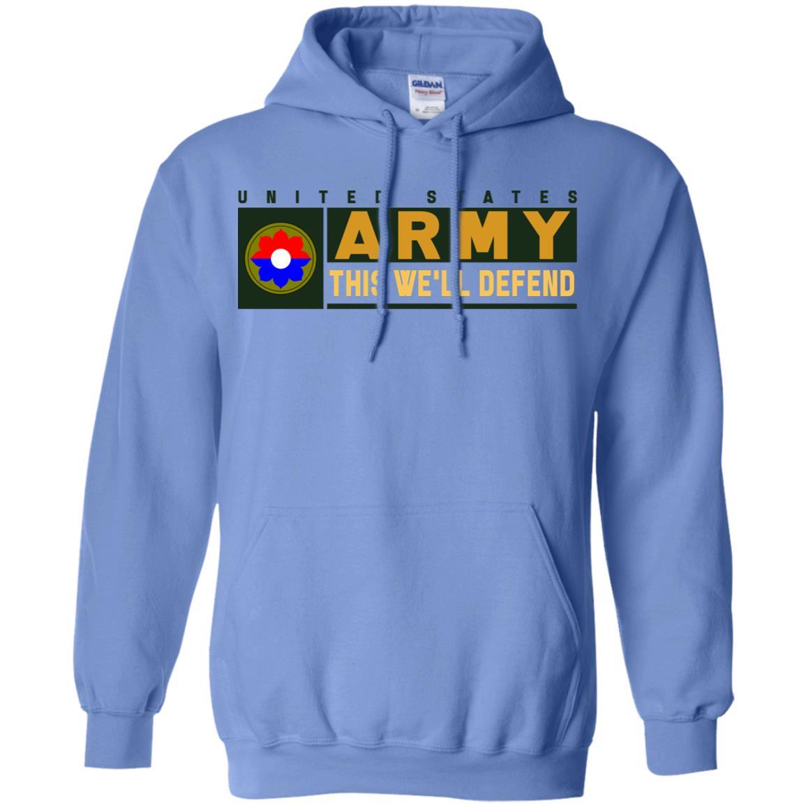 US Army 9th Infantry Division- This We'll Defend T-Shirt On Front For Men-TShirt-Army-Veterans Nation