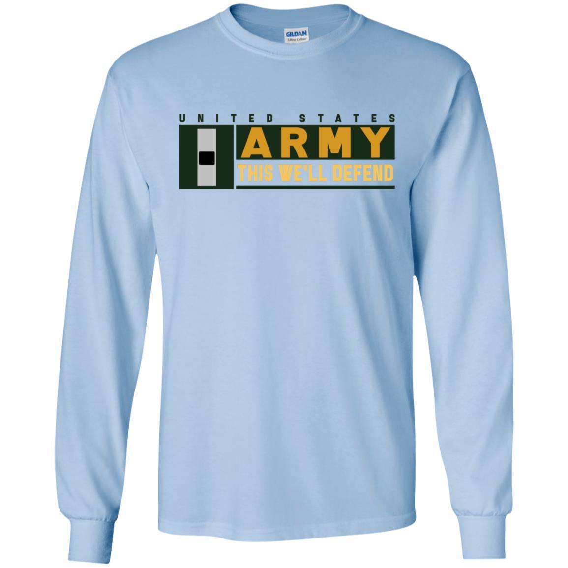 US Army W-1 This We Will Defend T-Shirt On Front For Men-TShirt-Army-Veterans Nation