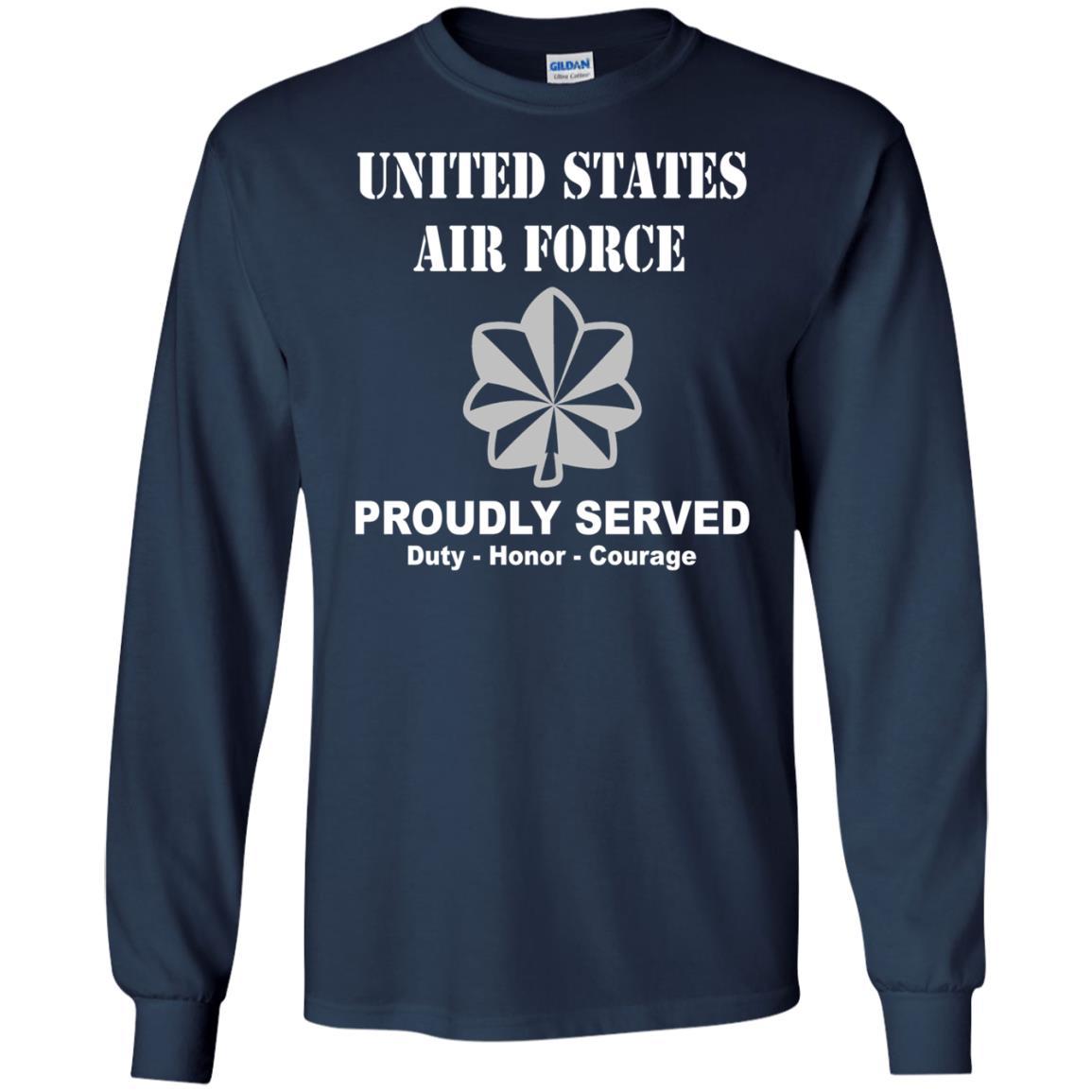 US Air Force O-5 Lieutenant Colonel Lt Co O5 Field Officer Ranks Men Front T Shirt For Air Force-TShirt-USAF-Veterans Nation