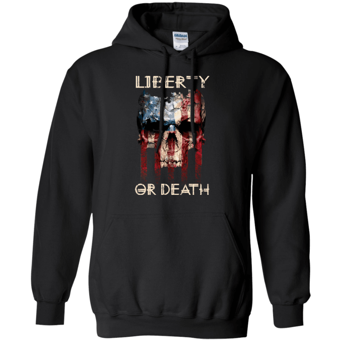 Military T-Shirt "LIBERTY OR DEATH SHIRT"-TShirt-General-Veterans Nation