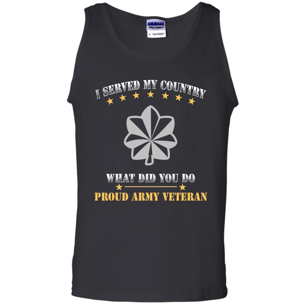 US Army O-5 Lieutenant Colonel O5 LTC Field Officer Ranks Men Front T Shirt - Proud US Army Veteran-TShirt-Army-Veterans Nation