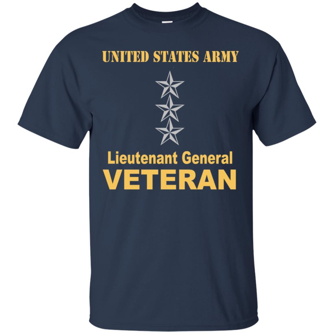 US Army O-9 Lieutenant General O9 LTG General Officer Veteran Men T Shirt On Front-TShirt-Army-Veterans Nation