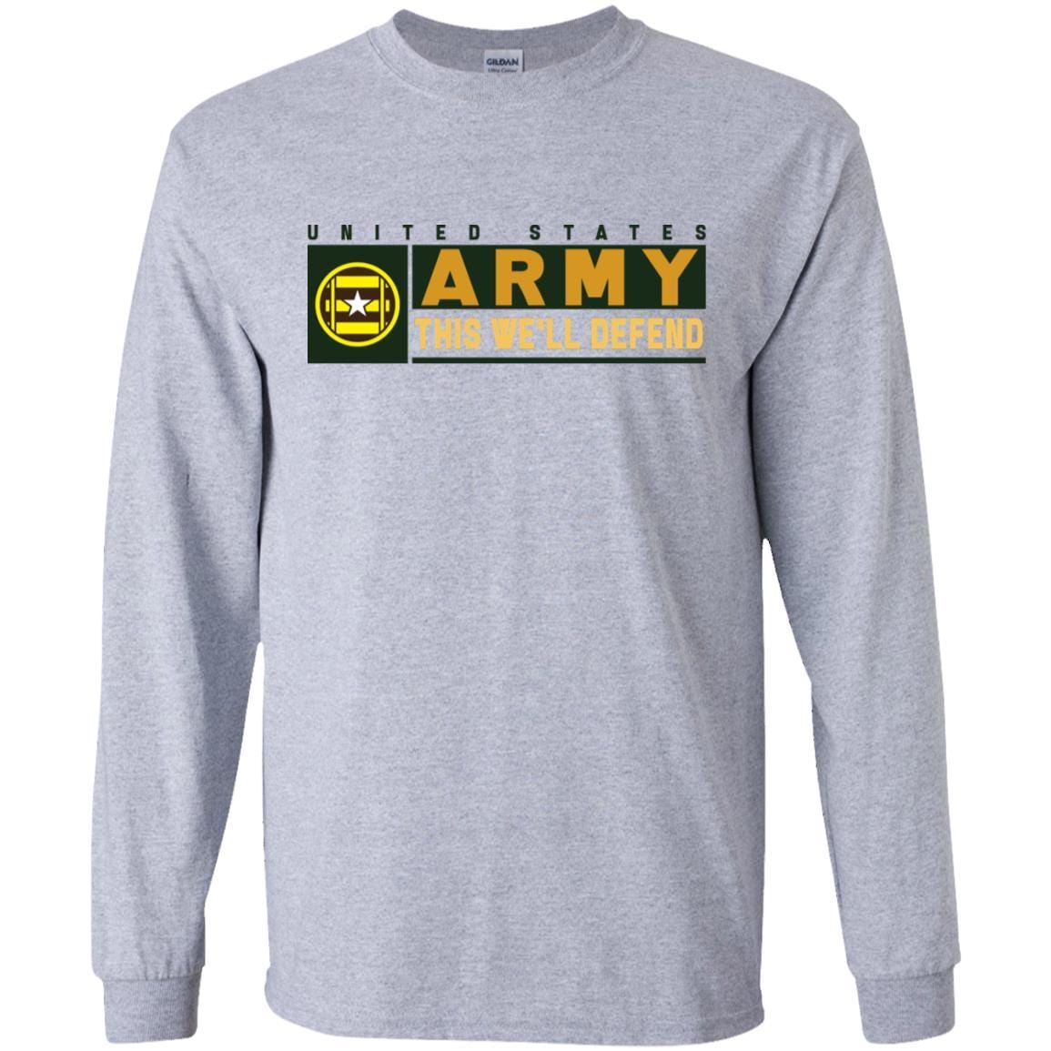 US Army 3RD TRANSPORTATION BRIGADE- This We'll Defend T-Shirt On Front For Men-TShirt-Army-Veterans Nation