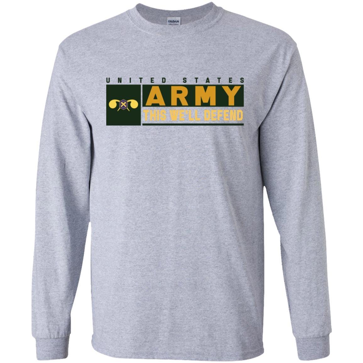 U.S Army Chemical Corps- This We'll Defend T-Shirt On Front For Men-TShirt-Army-Veterans Nation