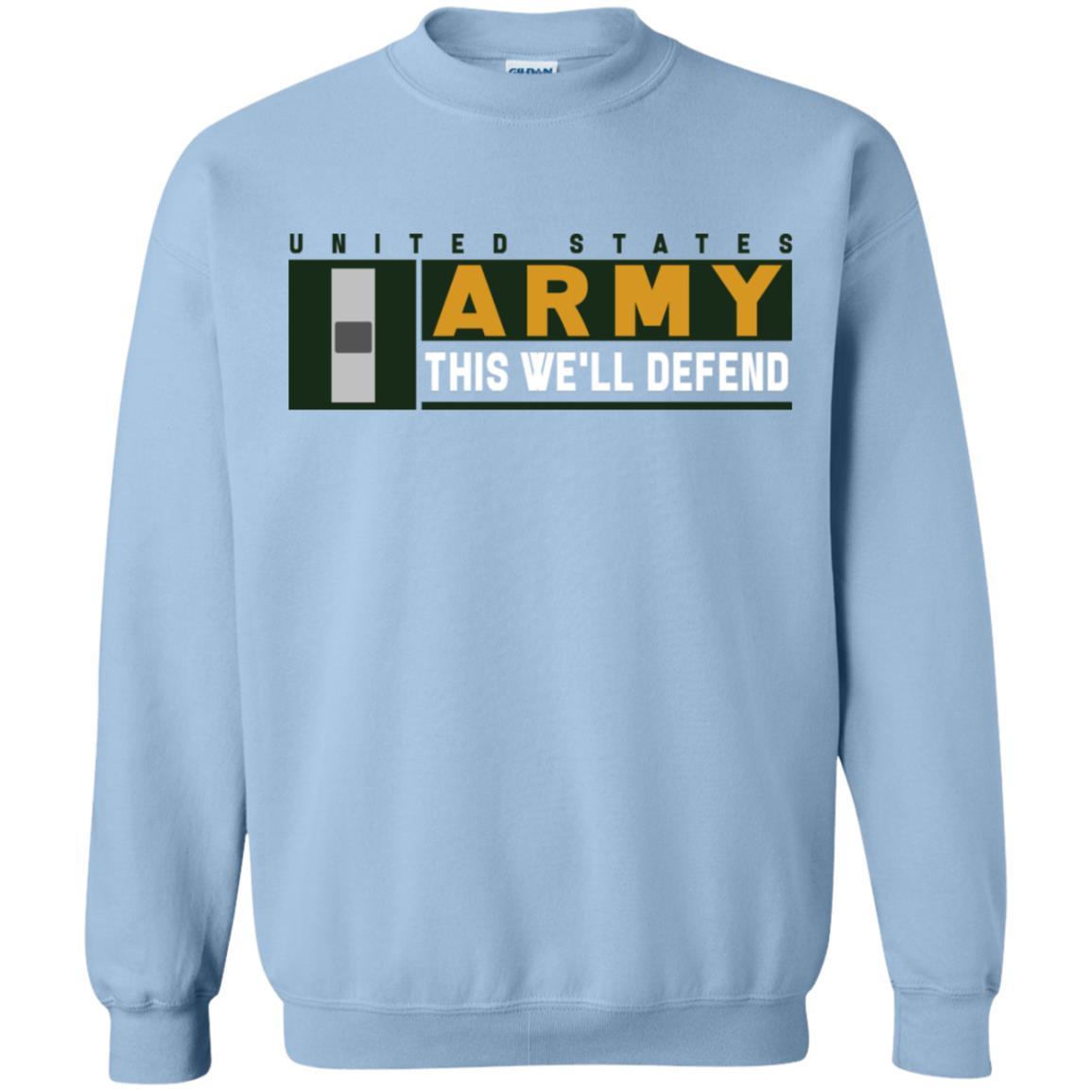 US Army W-1 This We Will Defend Long Sleeve - Pullover Hoodie-TShirt-Army-Veterans Nation