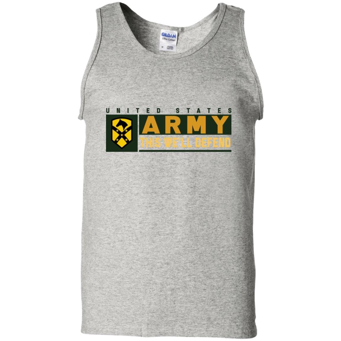 US Army 15TH SUSTAINMENT BRIGADE- This We'll Defend T-Shirt On Front For Men-TShirt-Army-Veterans Nation