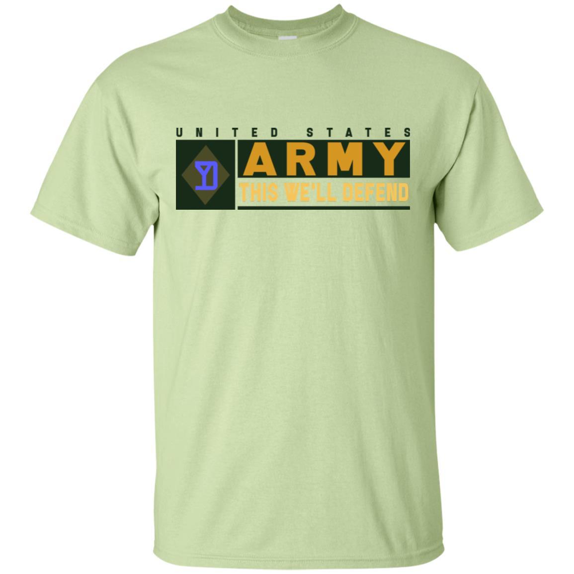 US Army 26TH MANEUVER ENHANCEMENT BRIGADE- This We'll Defend T-Shirt On Front For Men-TShirt-Army-Veterans Nation