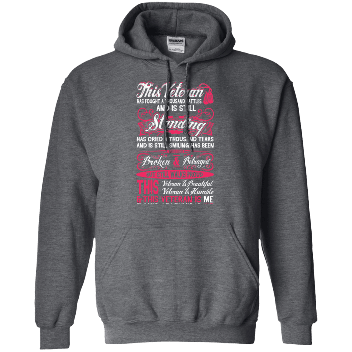 Military T-Shirt "This Veteran is Beautiful and Humble"-TShirt-General-Veterans Nation