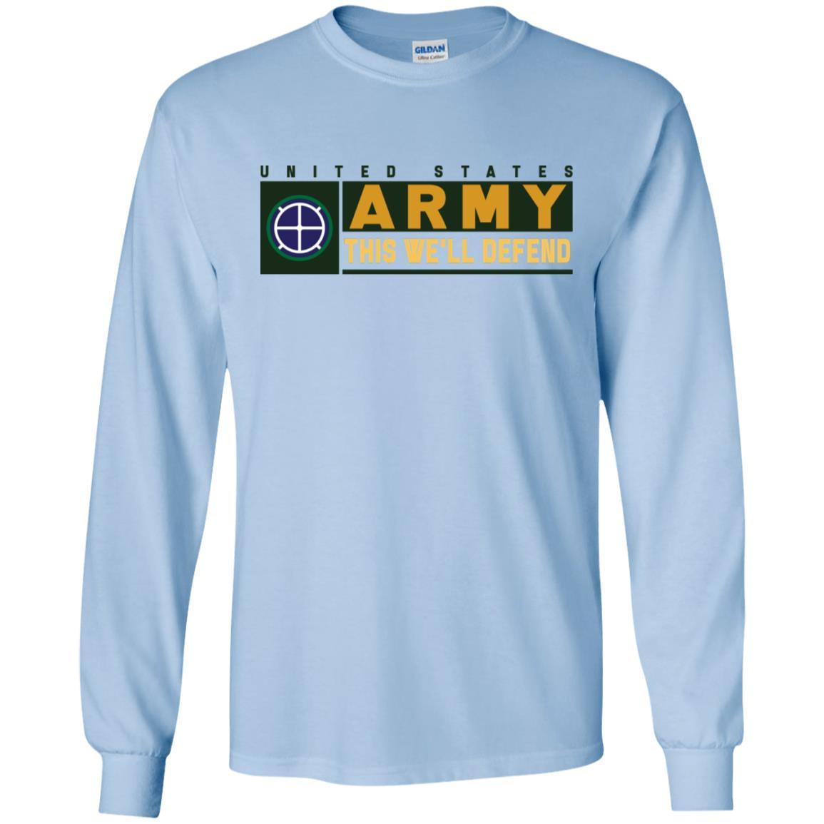 US Army 35TH INFANTRY DIVISION- This We'll Defend T-Shirt On Front For Men-TShirt-Army-Veterans Nation