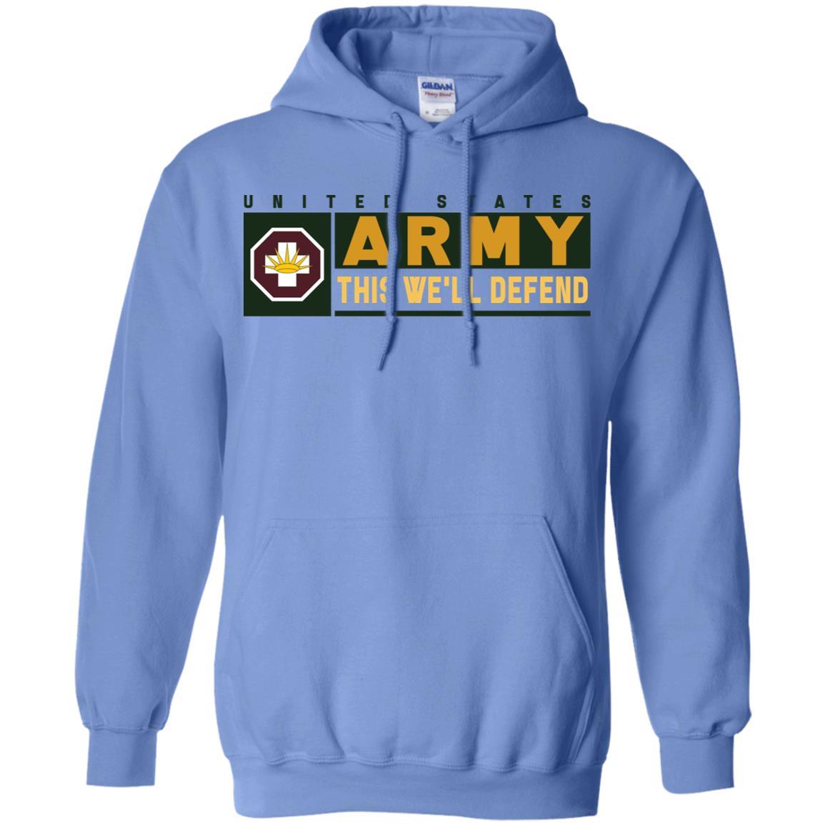 US Army 8TH MEDICAL BRIGADE- This We'll Defend T-Shirt On Front For Men-TShirt-Army-Veterans Nation
