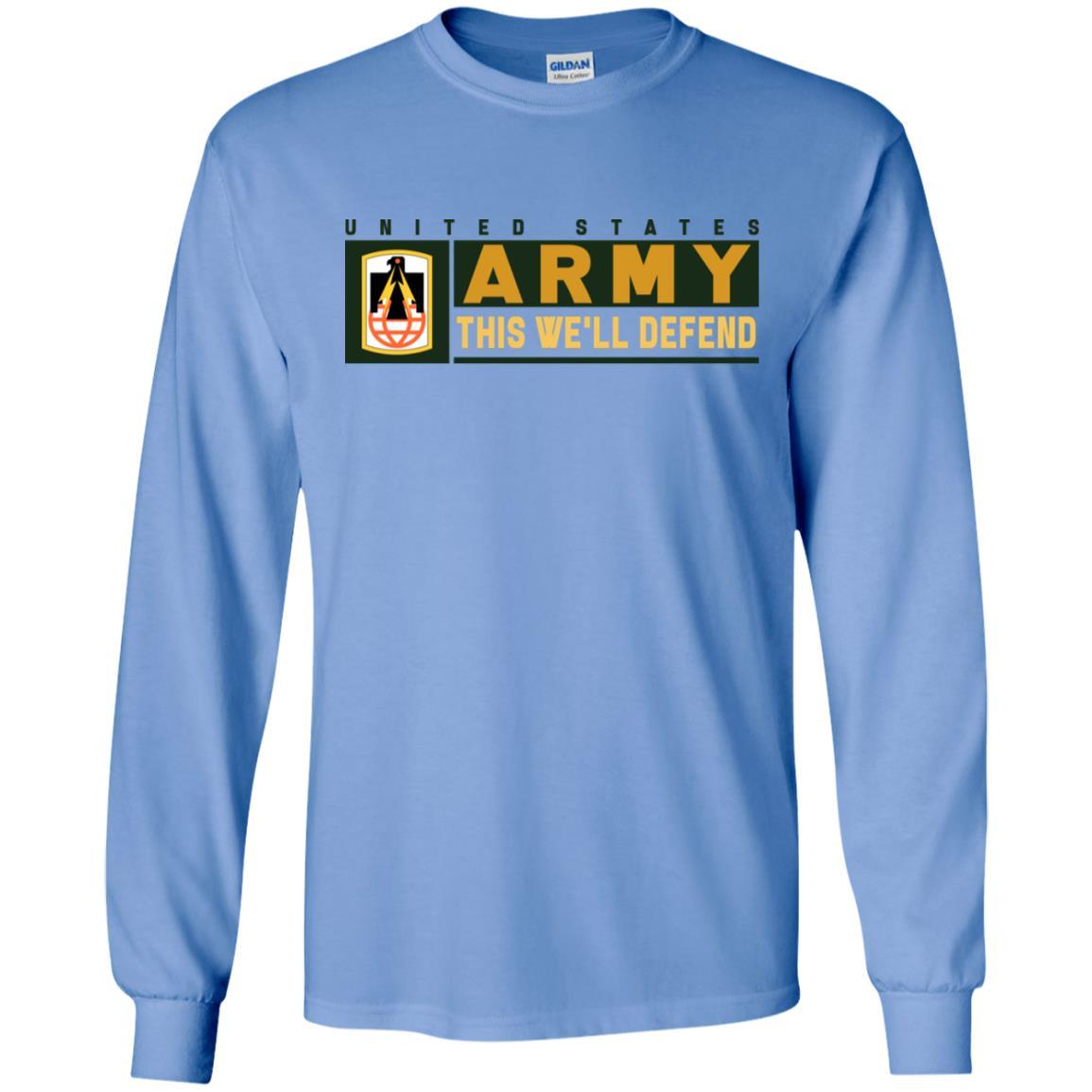 US Army 11TH SIGNAL BRIGADE- This We'll Defend T-Shirt On Front For Men-TShirt-Army-Veterans Nation