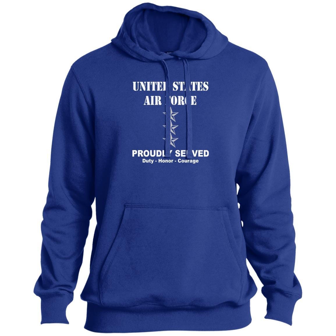 US Air Force O-9 Lieutenant General Lt Ge O9 General Officer Ranks T shirt Sport-Tek Tall Pullover Hoodie - T-Shirt-TShirt-USAF-Veterans Nation
